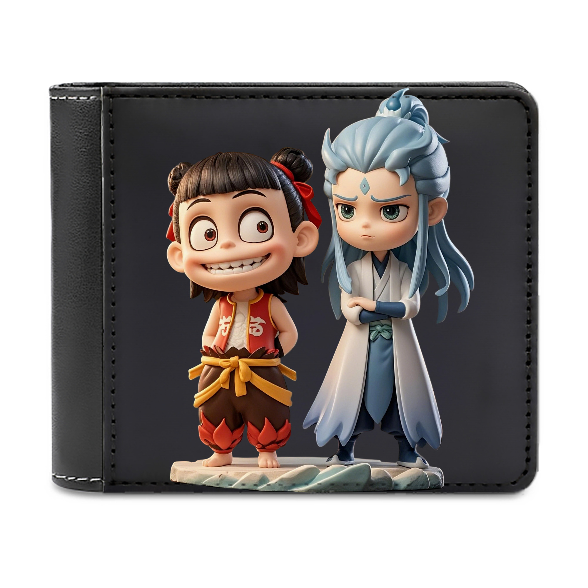 （画像用） Ne Zha 2 ナタ 魔童の大暴れ 二つ折り革財布