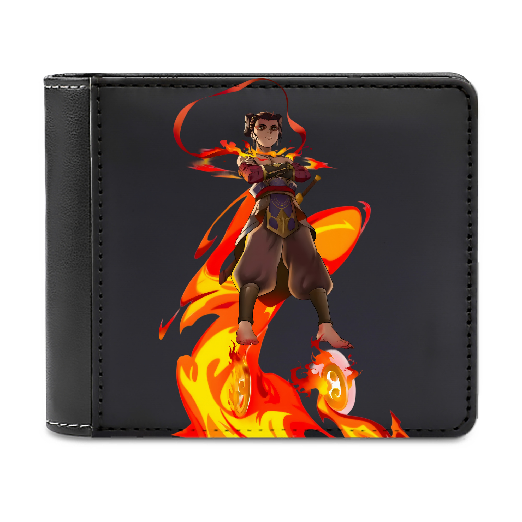 （画像用） Ne Zha 2 ナタ 魔童の大暴れ 二つ折り革財布