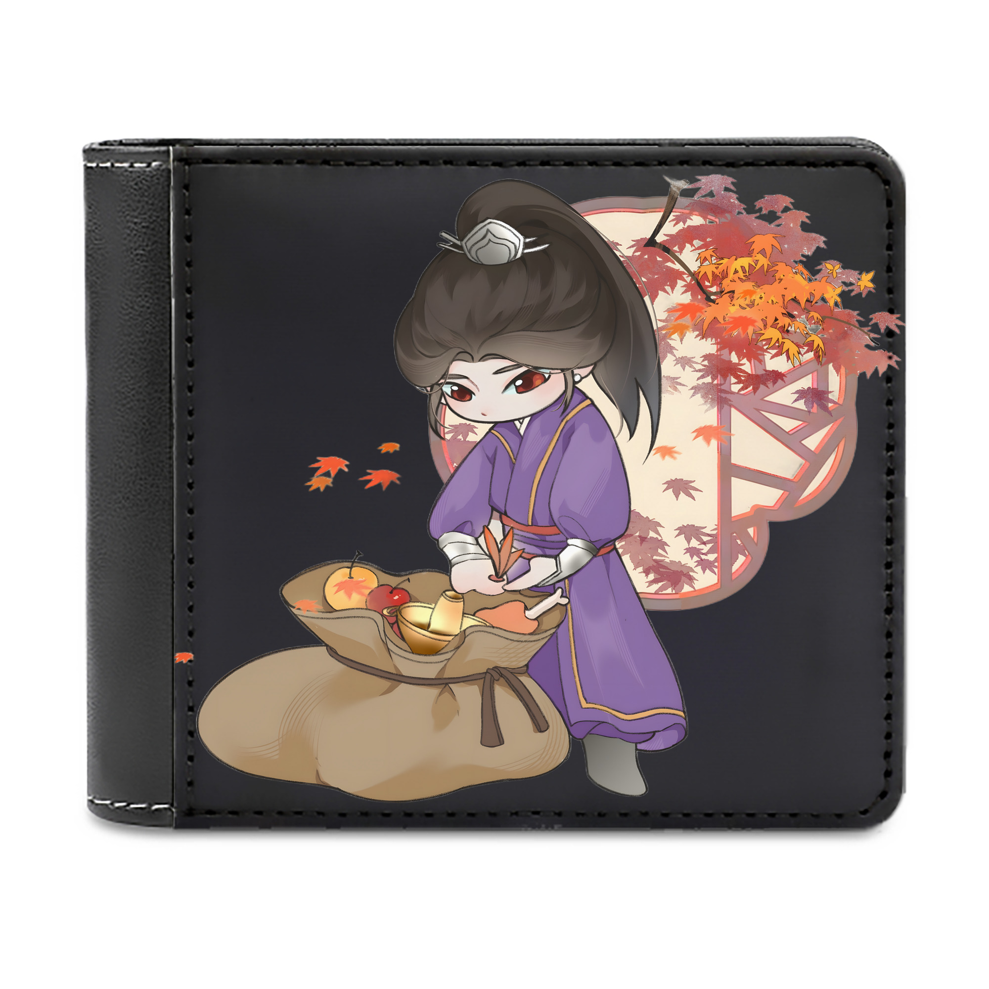 （画像用） Ne Zha 2 ナタ 魔童の大暴れ 二つ折り革財布