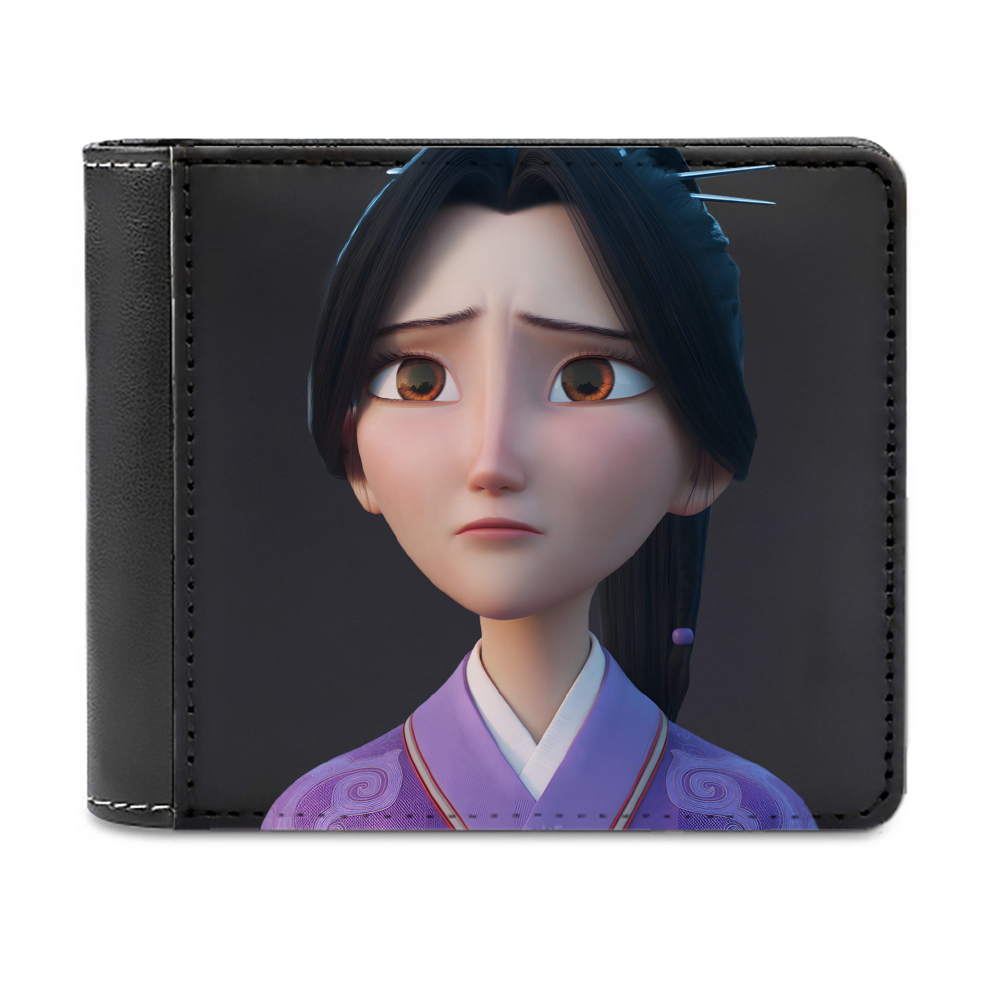 （画像用） Ne Zha 2 ナタ 魔童の大暴れ 二つ折り革財布