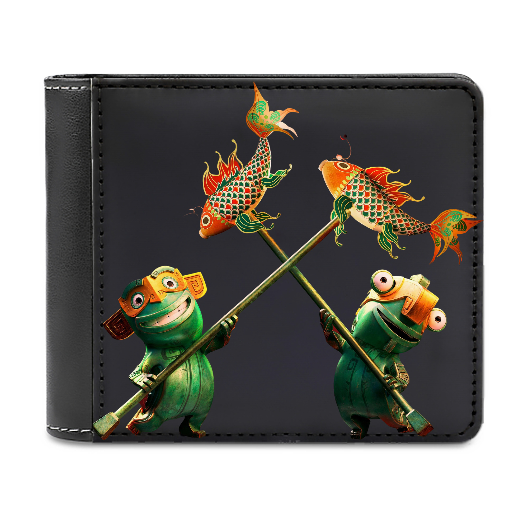 （画像用） Ne Zha 2 ナタ 魔童の大暴れ 二つ折り革財布