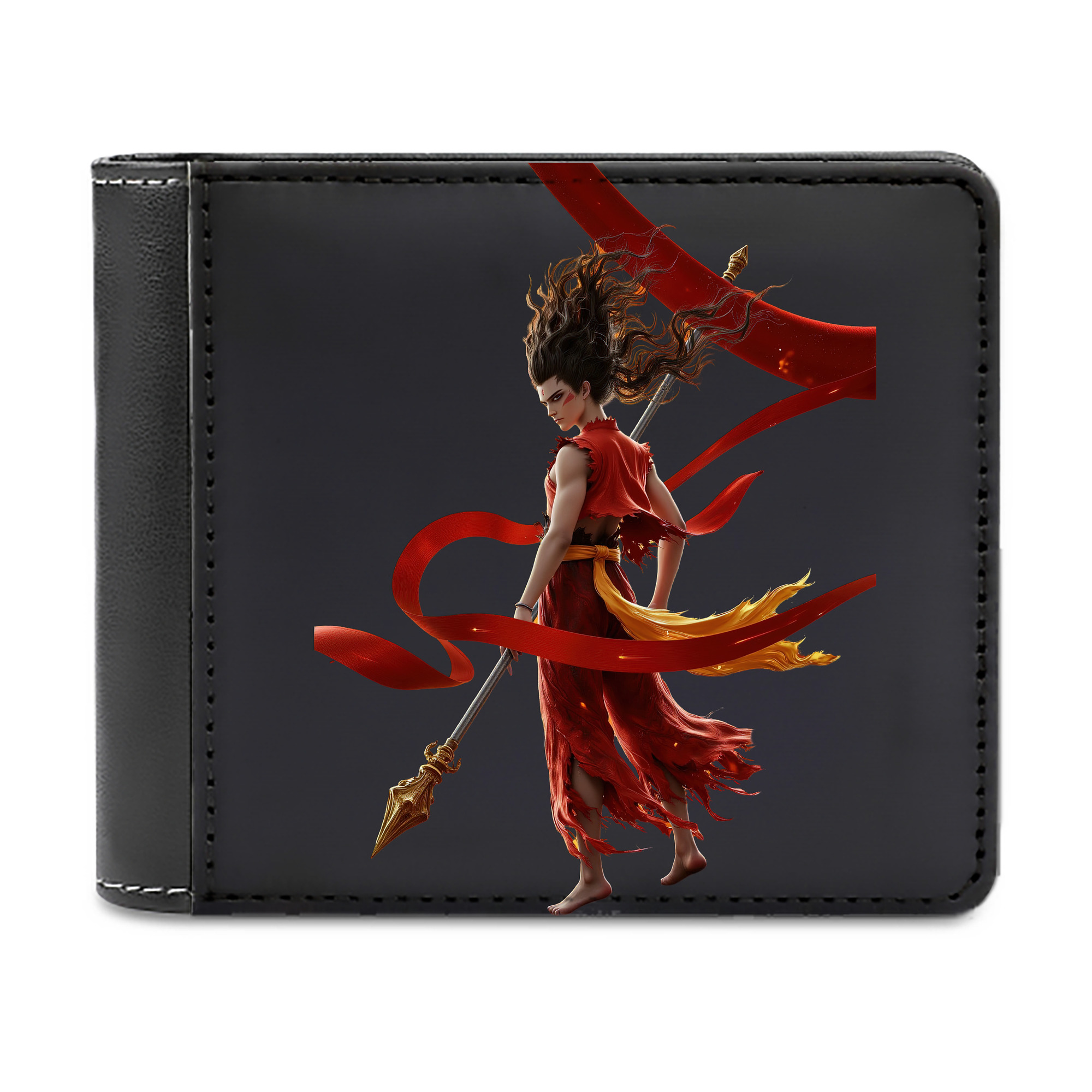 （画像用） Ne Zha 2 ナタ 魔童の大暴れ 二つ折り革財布
