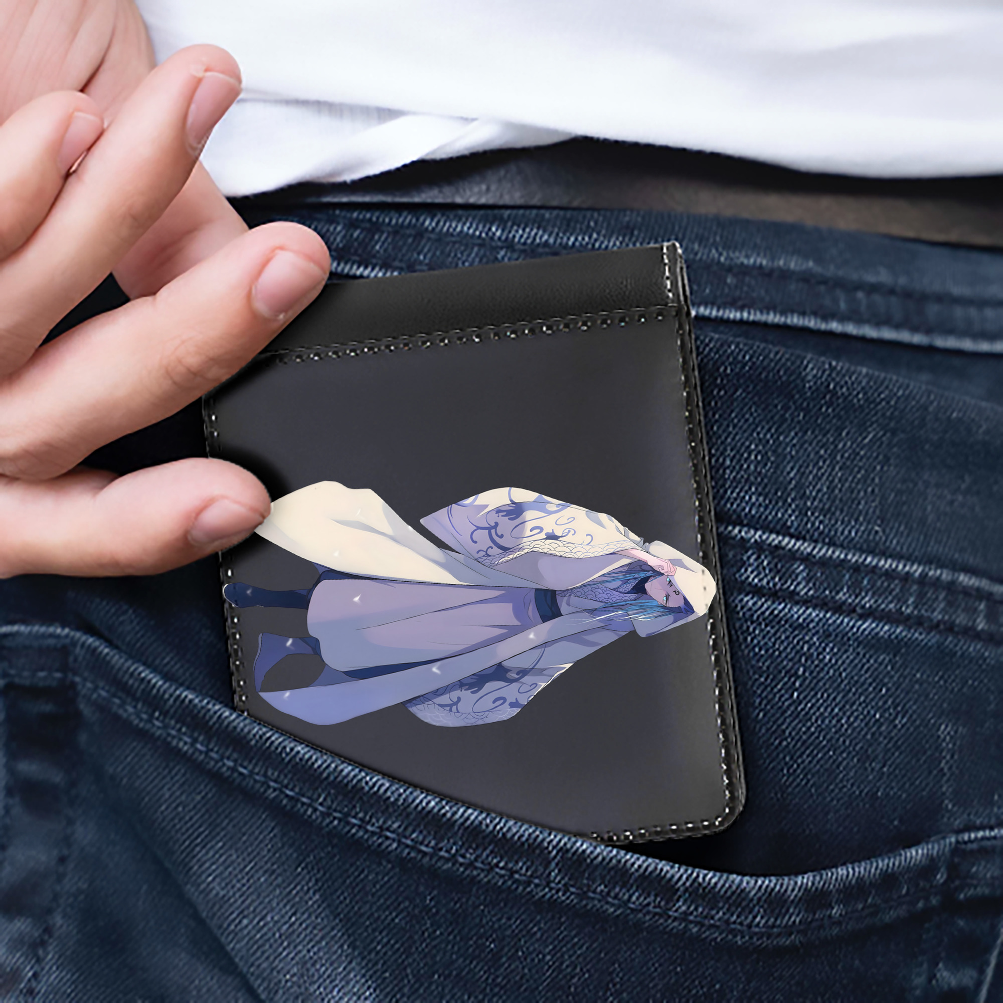 （画像用） Ne Zha 2 ナタ 魔童の大暴れ 二つ折り革財布