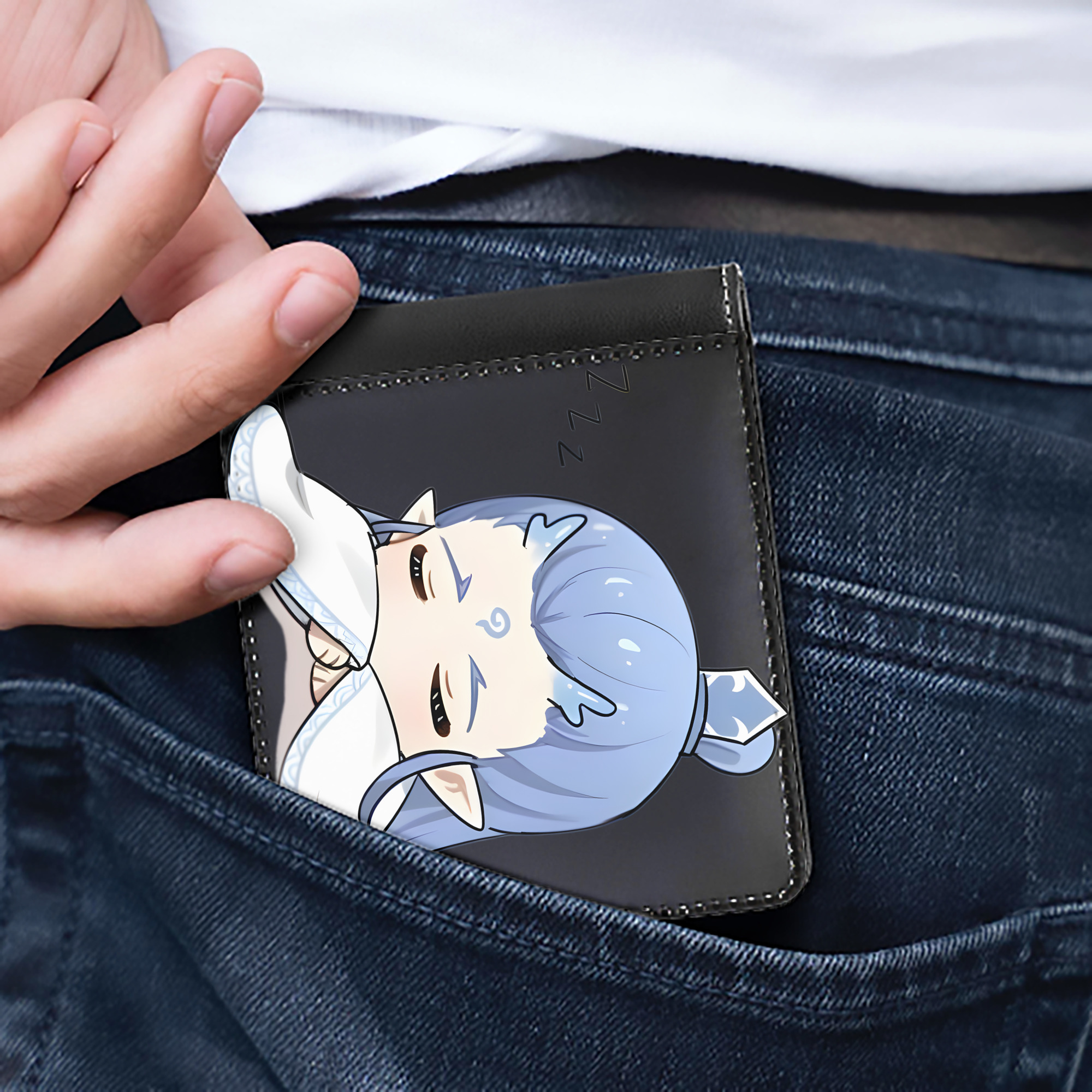 Ne Zha 2 ナタ 魔童の大暴れ 二つ折り革財布
