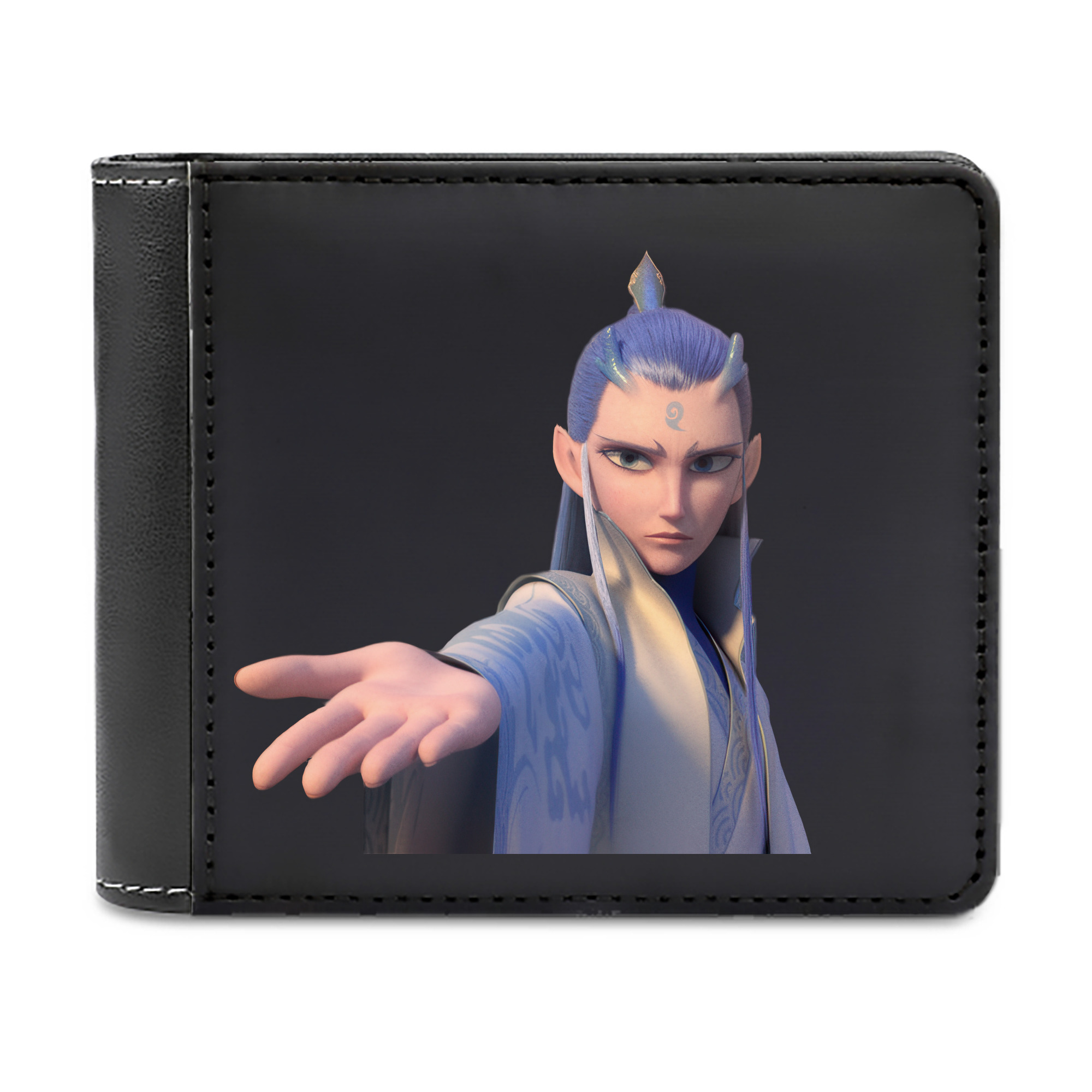 （画像用） Ne Zha 2 ナタ 魔童の大暴れ 二つ折り革財布