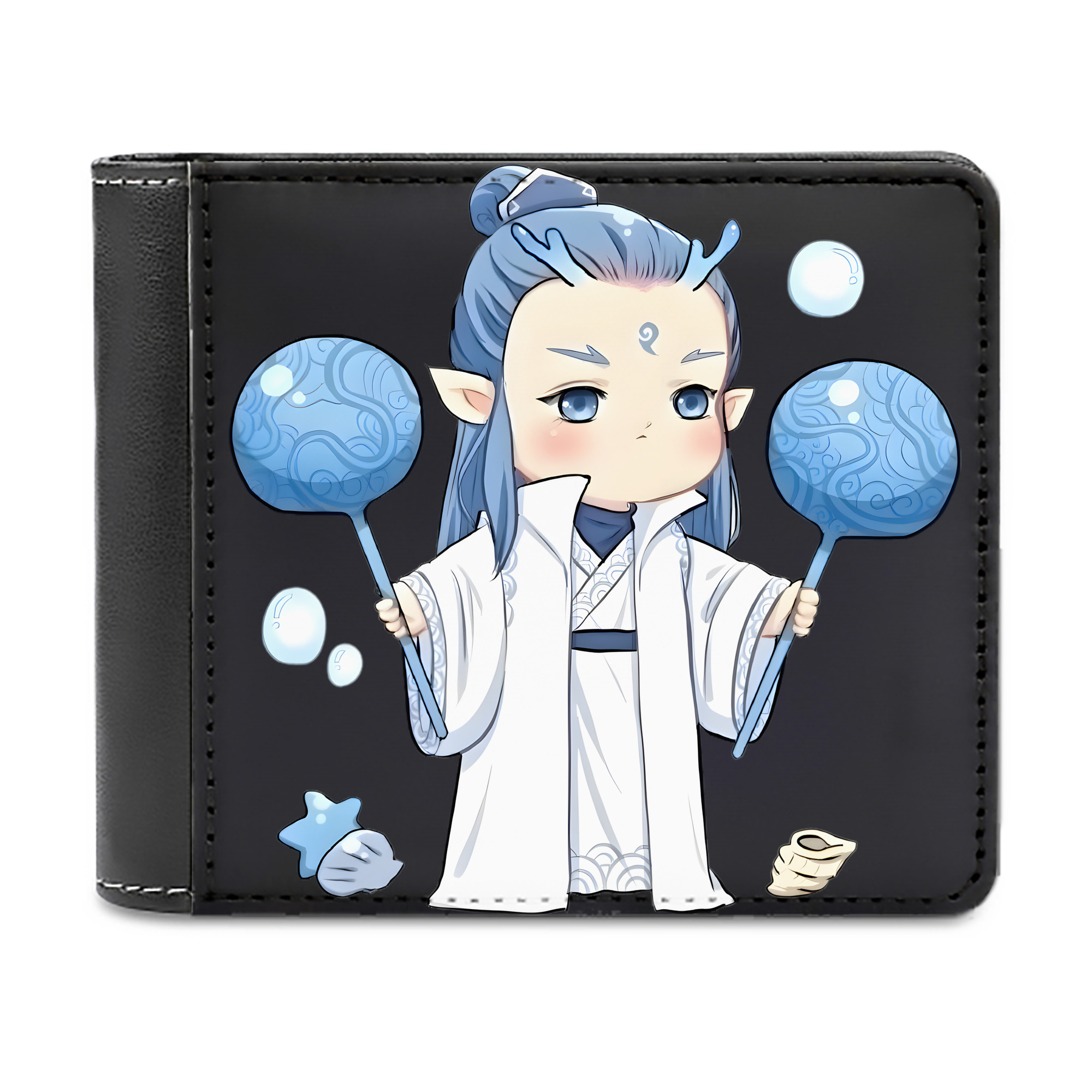 （画像用） Ne Zha 2 ナタ 魔童の大暴れ 二つ折り革財布