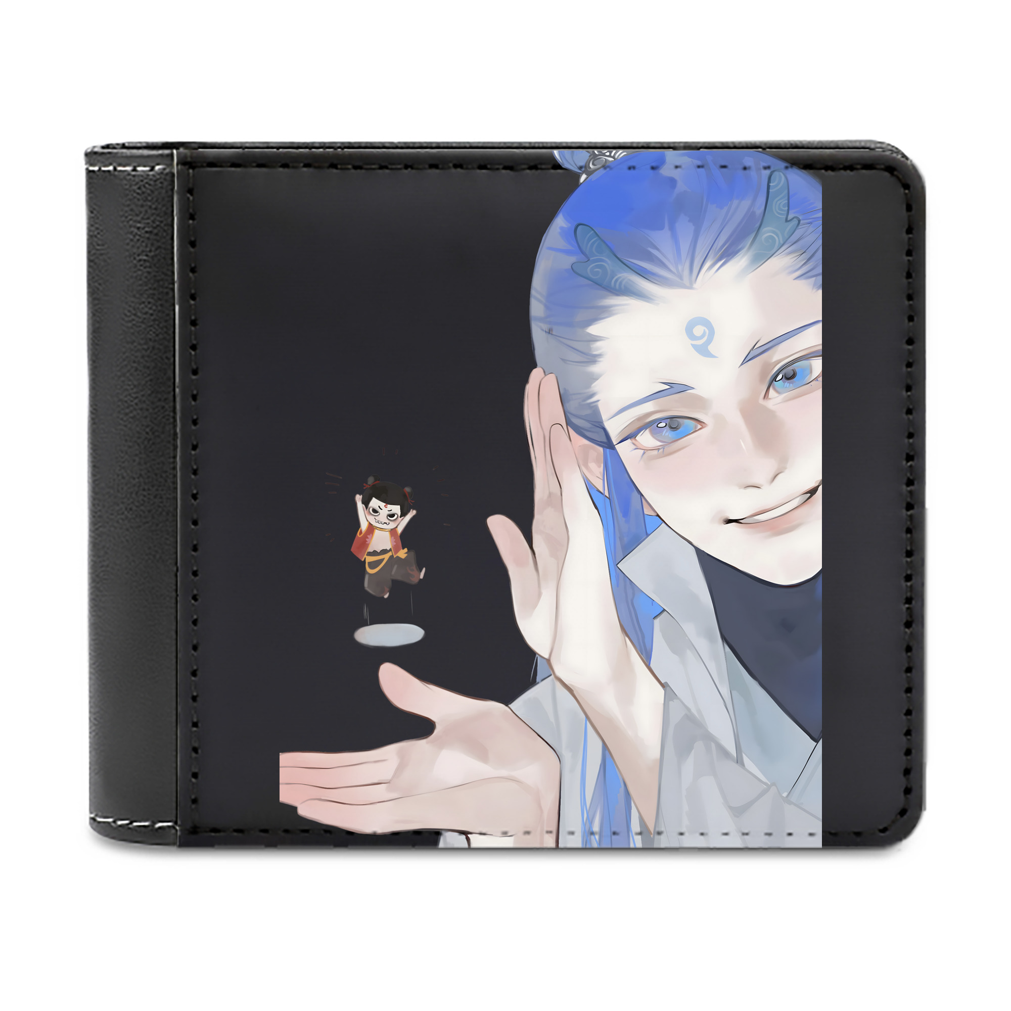 （画像用） Ne Zha 2 ナタ 魔童の大暴れ 二つ折り革財布