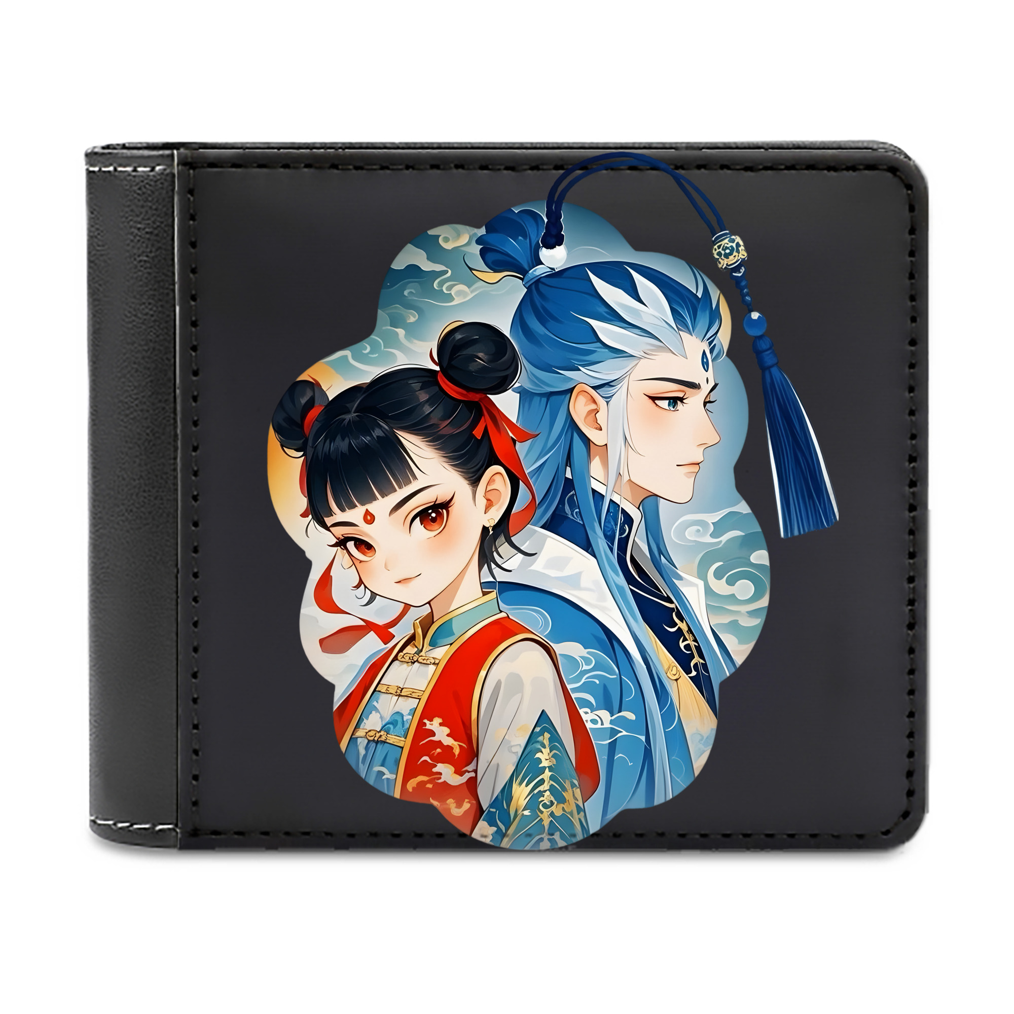 （画像用） Ne Zha 2 ナタ 魔童の大暴れ 二つ折り革財布