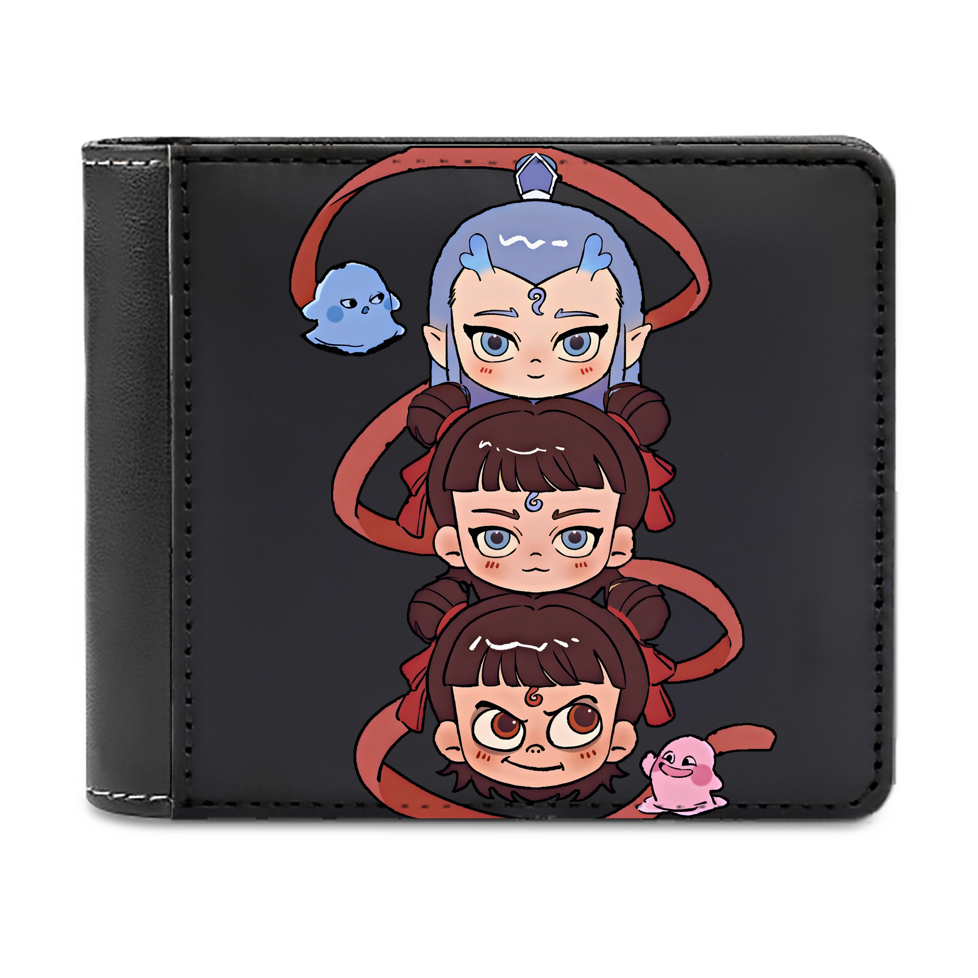 （画像用） Ne Zha 2 ナタ 魔童の大暴れ 二つ折り革財布