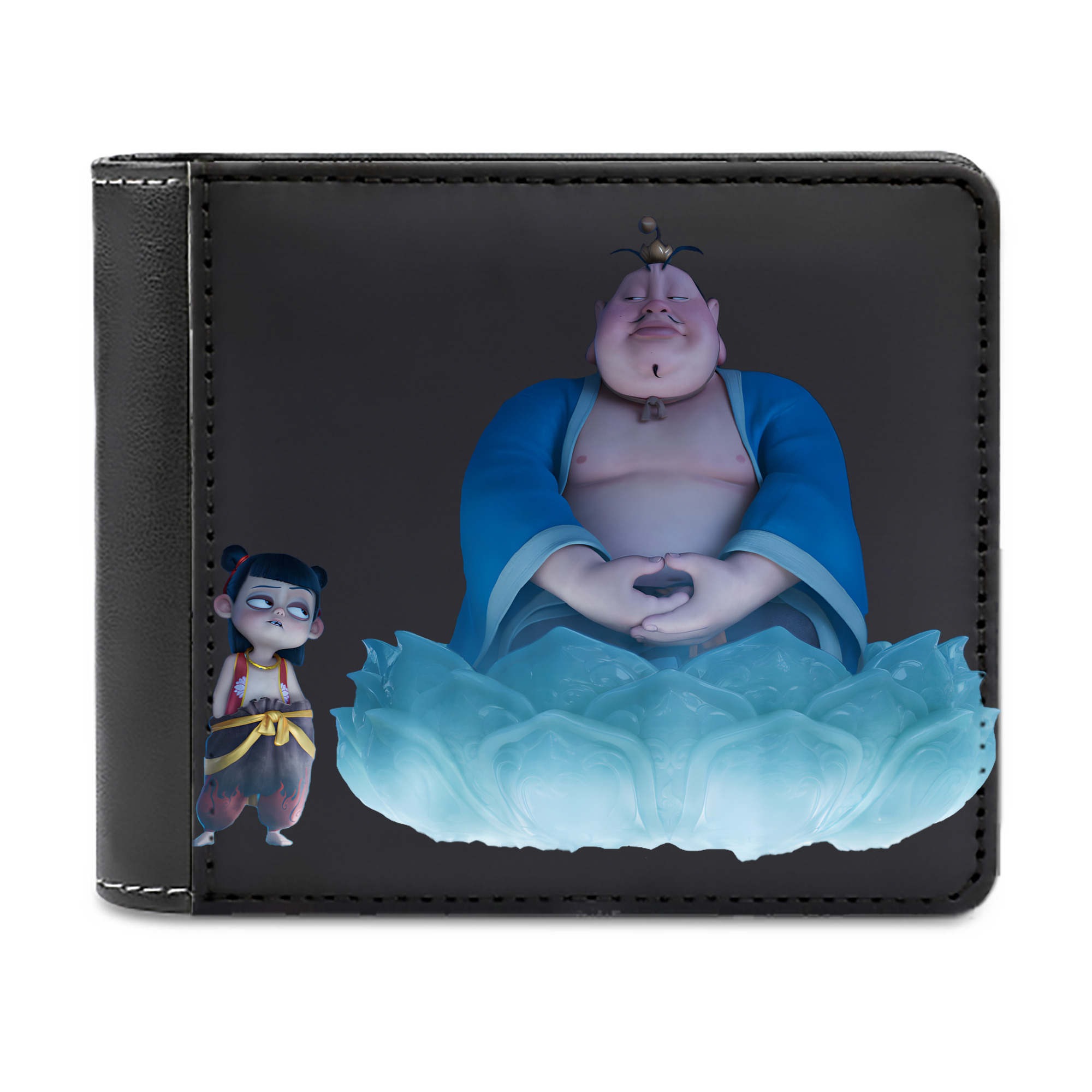 （画像用） Ne Zha 2 ナタ 魔童の大暴れ 二つ折り革財布