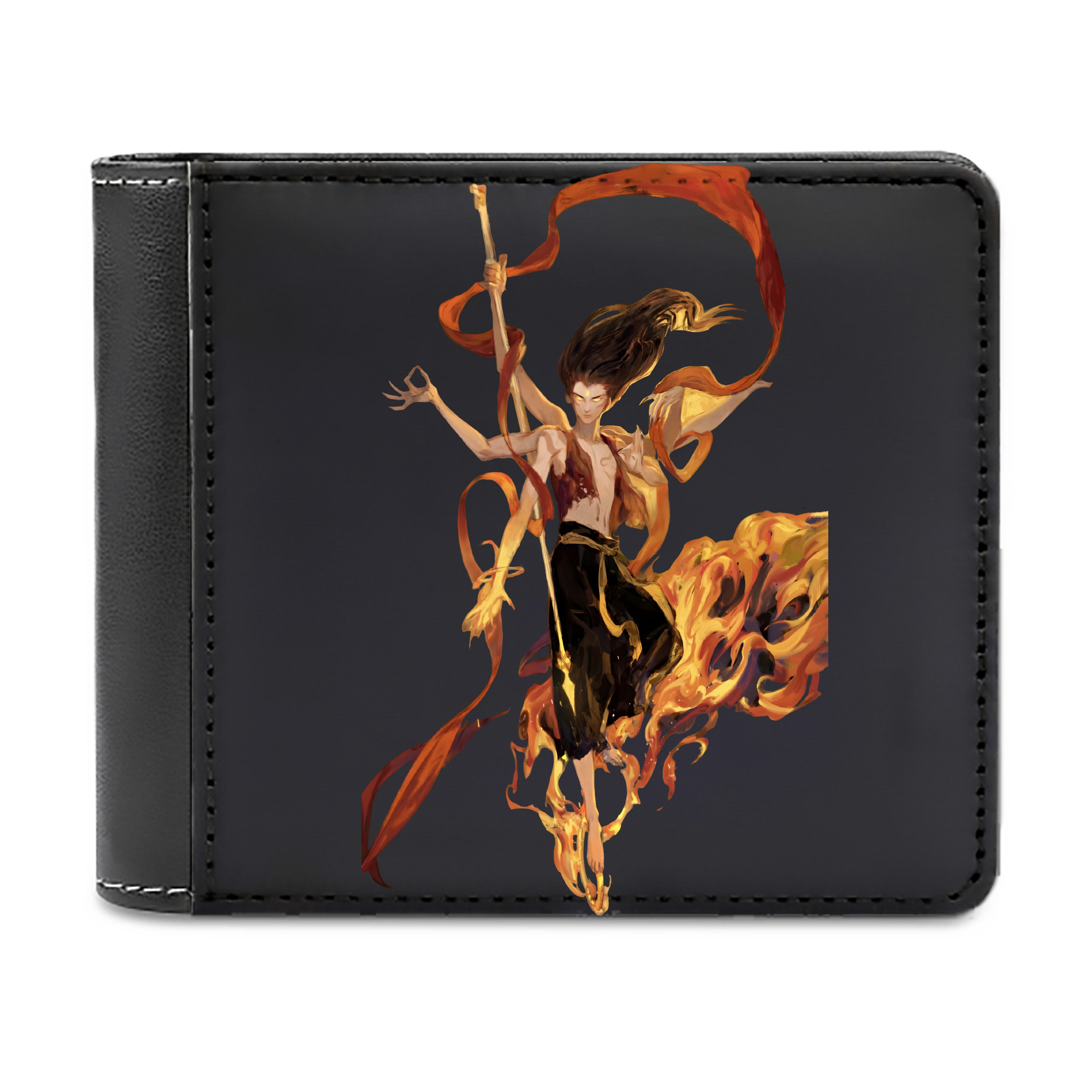 （画像用） Ne Zha 2 ナタ 魔童の大暴れ 二つ折り革財布