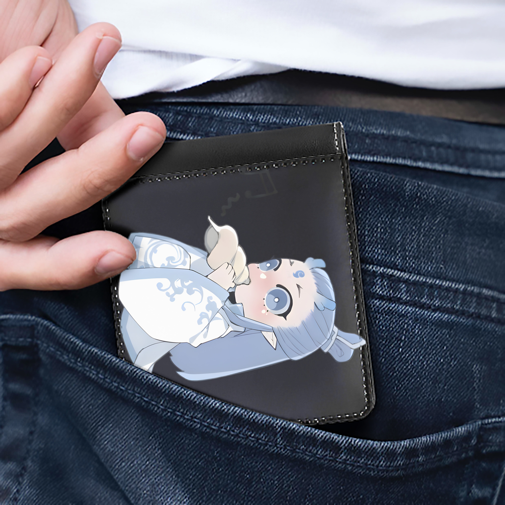 （画像用） Ne Zha 2 ナタ 魔童の大暴れ 二つ折り革財布