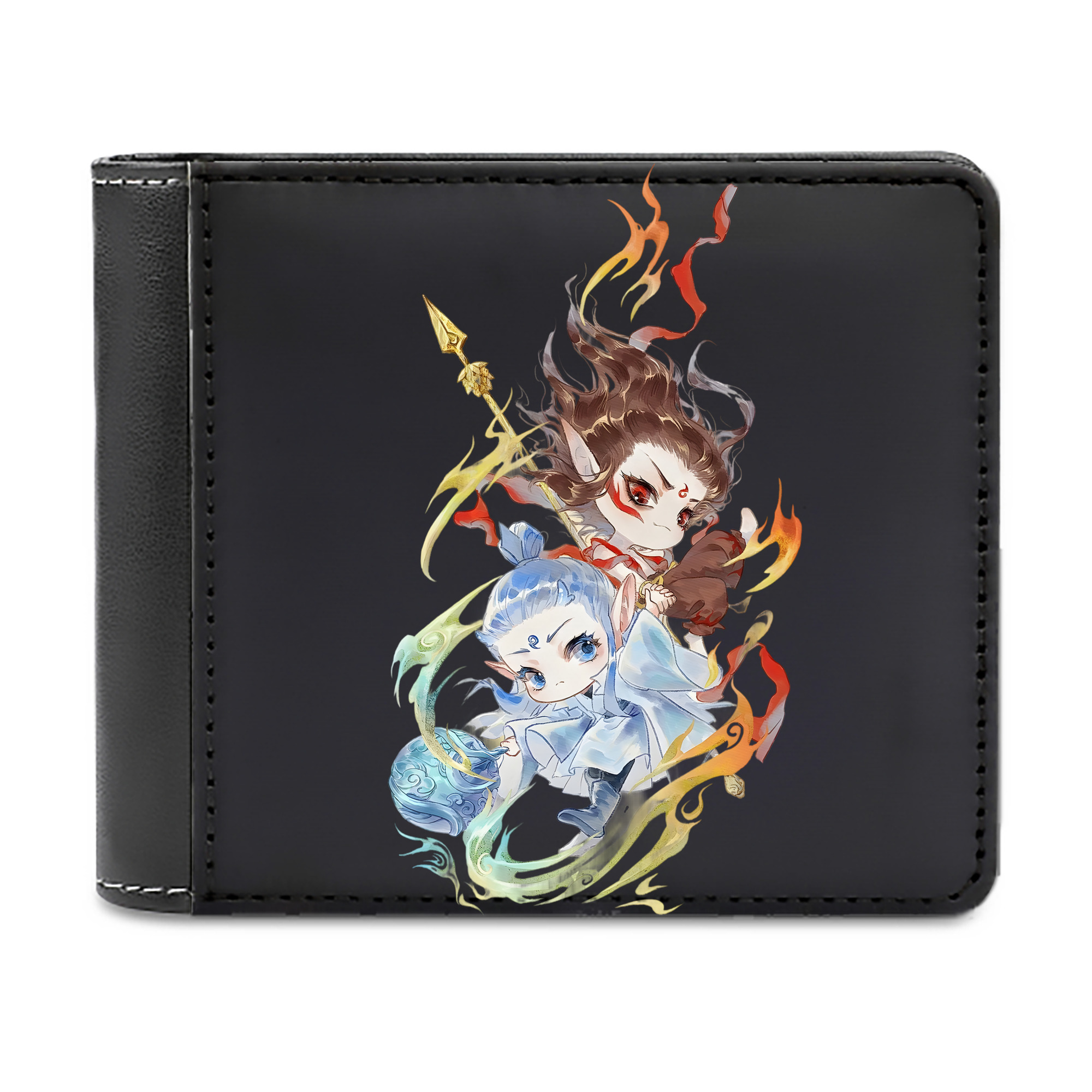 （画像用） Ne Zha 2 ナタ 魔童の大暴れ 二つ折り革財布