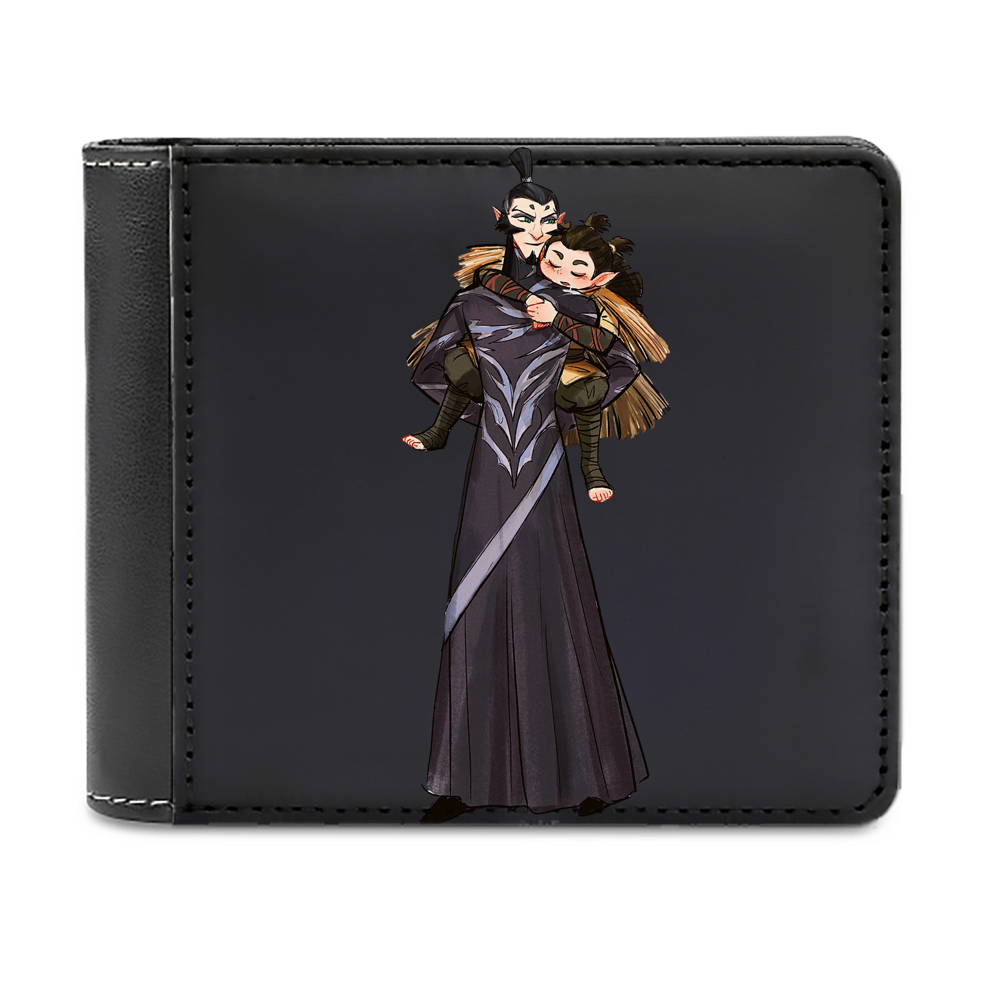 （画像用） Ne Zha 2 ナタ 魔童の大暴れ 二つ折り革財布