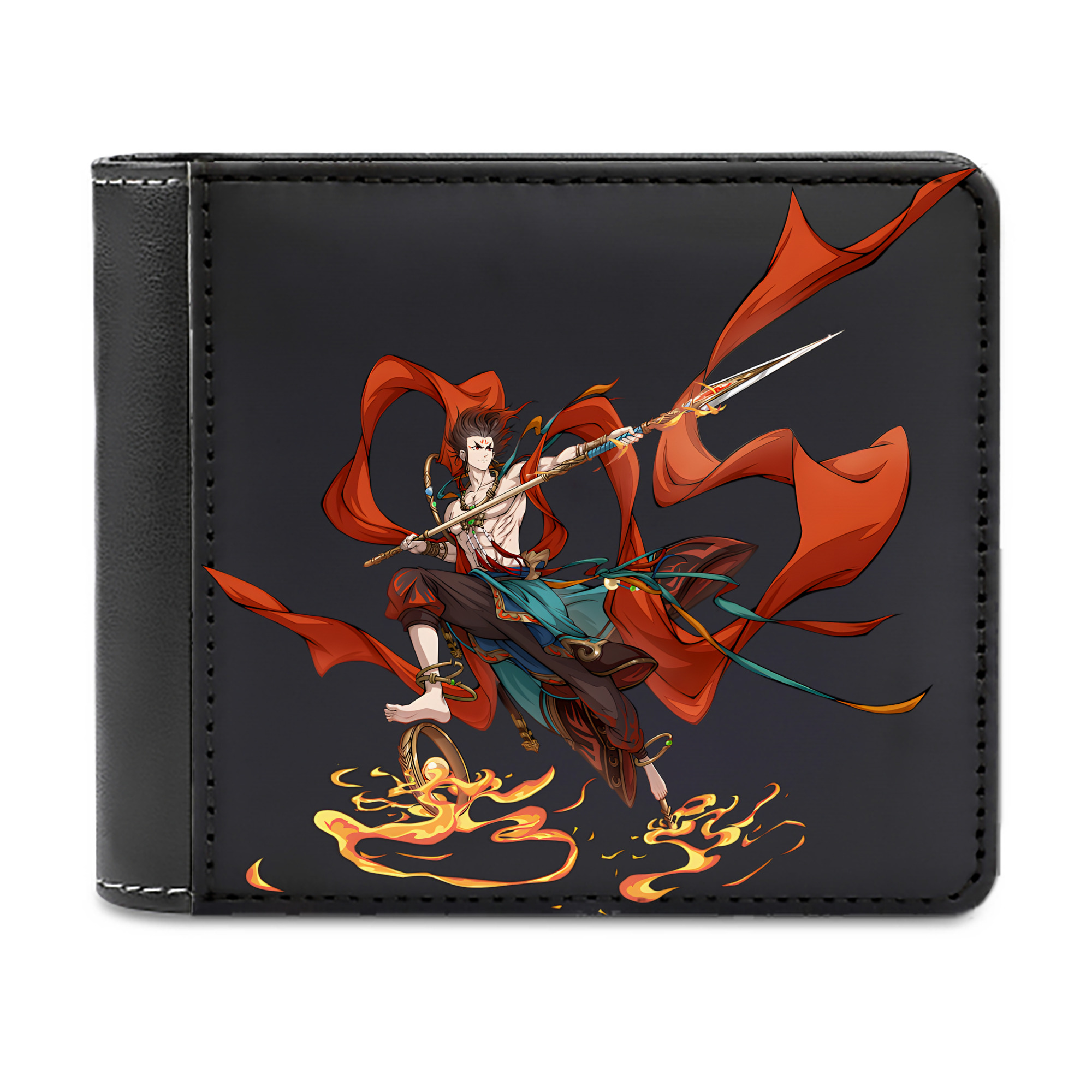 （画像用） Ne Zha 2 ナタ 魔童の大暴れ 二つ折り革財布