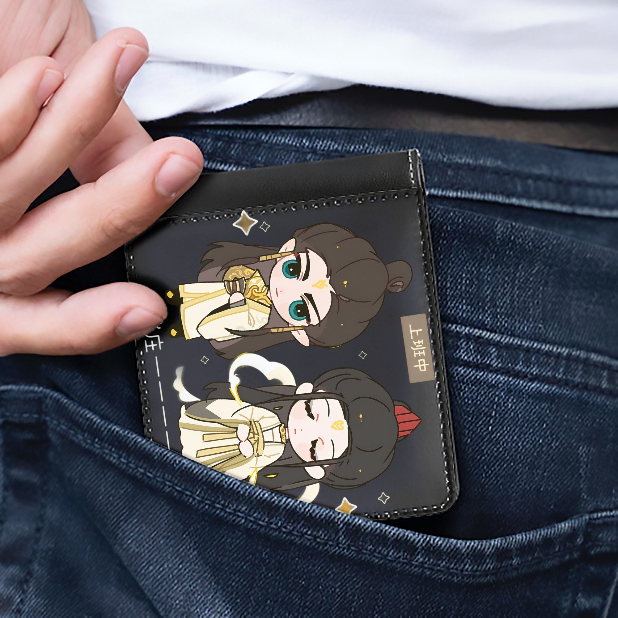（画像用） Ne Zha 2 ナタ 魔童の大暴れ 二つ折り革財布