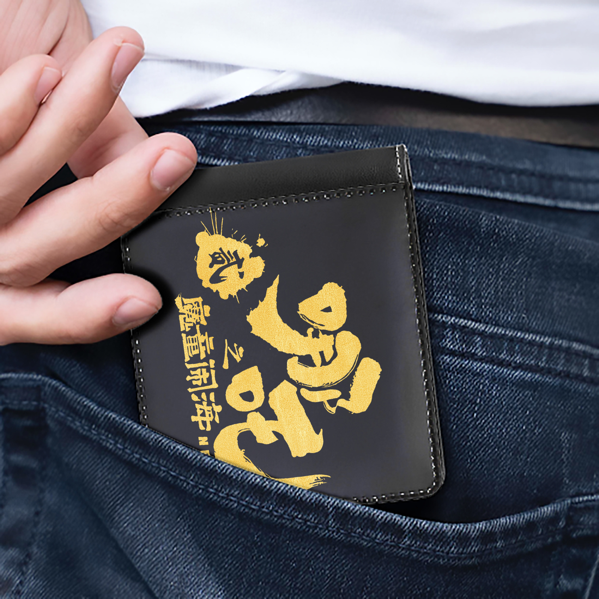 Ne Zha 2 ナタ 魔童の大暴れ 二つ折り革財布