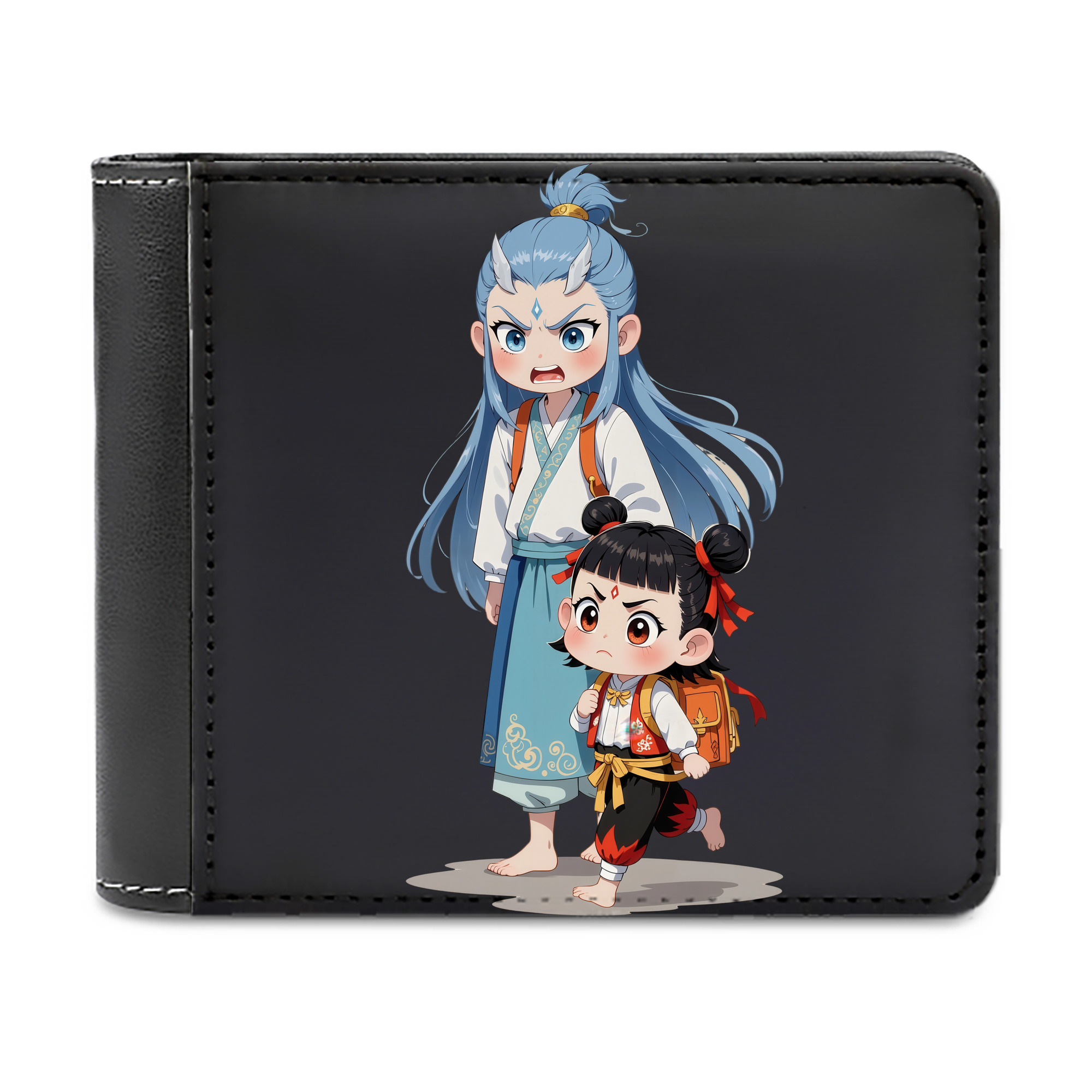 （画像用） Ne Zha 2 ナタ 魔童の大暴れ 二つ折り革財布