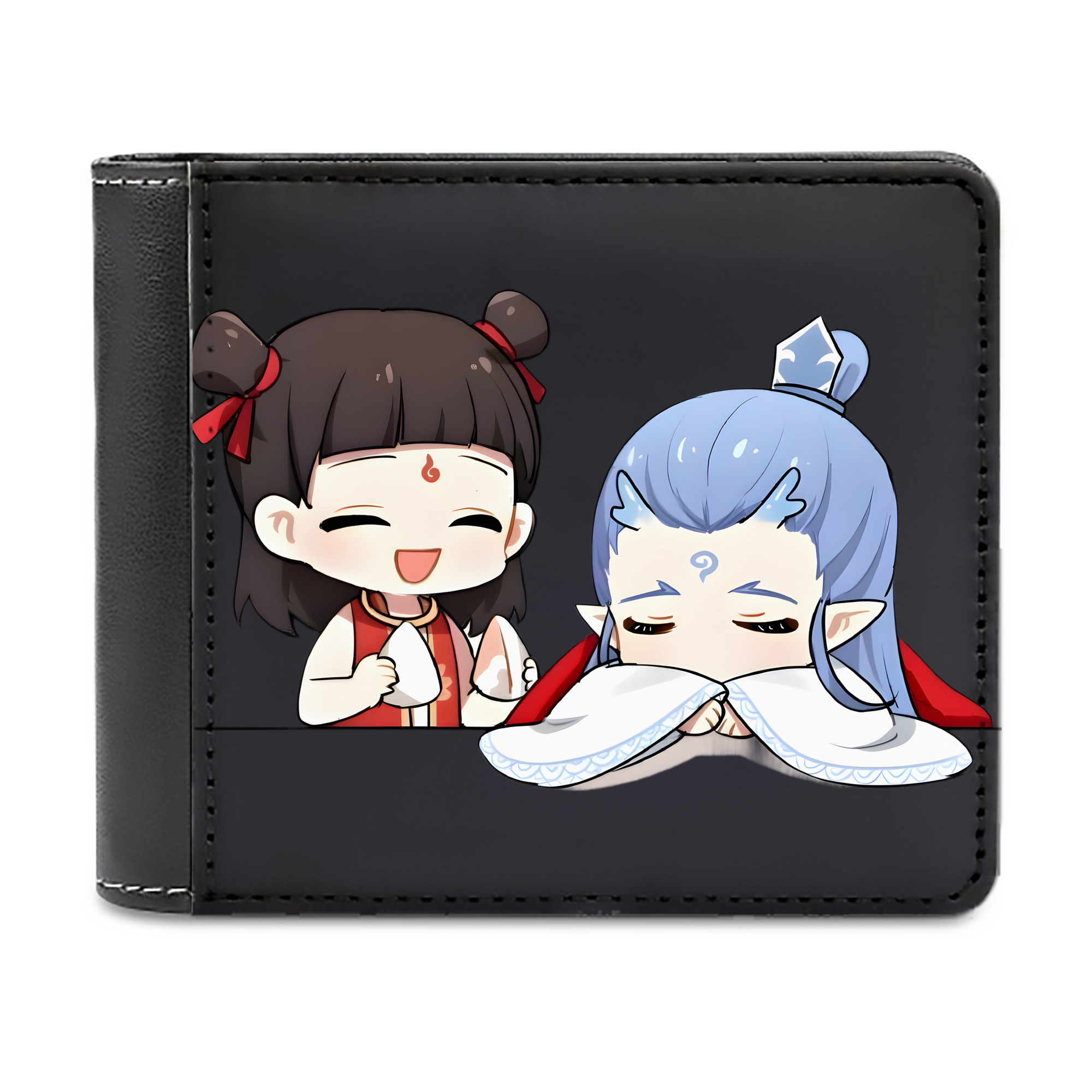 （画像用） Ne Zha 2 ナタ 魔童の大暴れ 二つ折り革財布