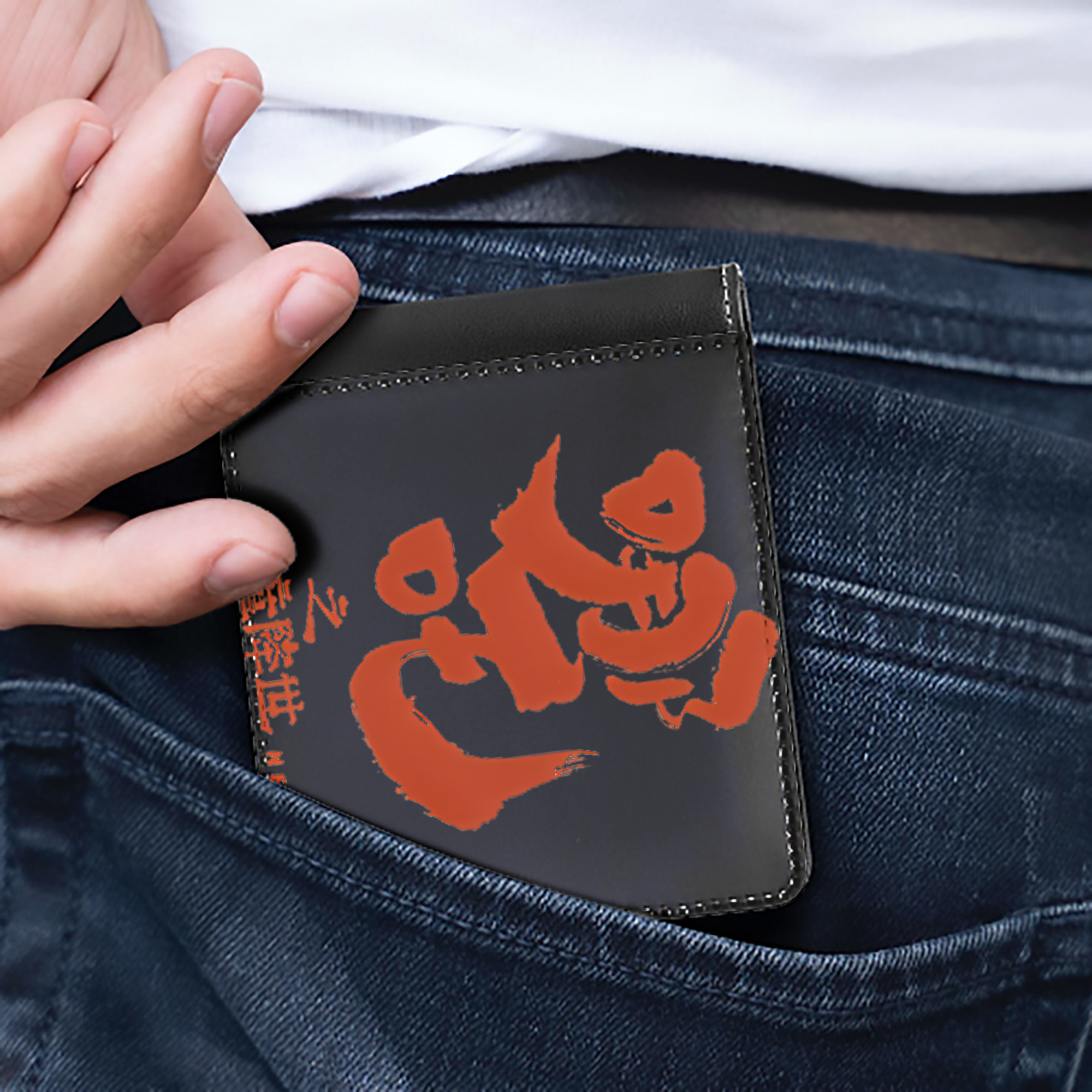 （画像用） Ne Zha 2 ナタ 魔童の大暴れ 二つ折り革財布