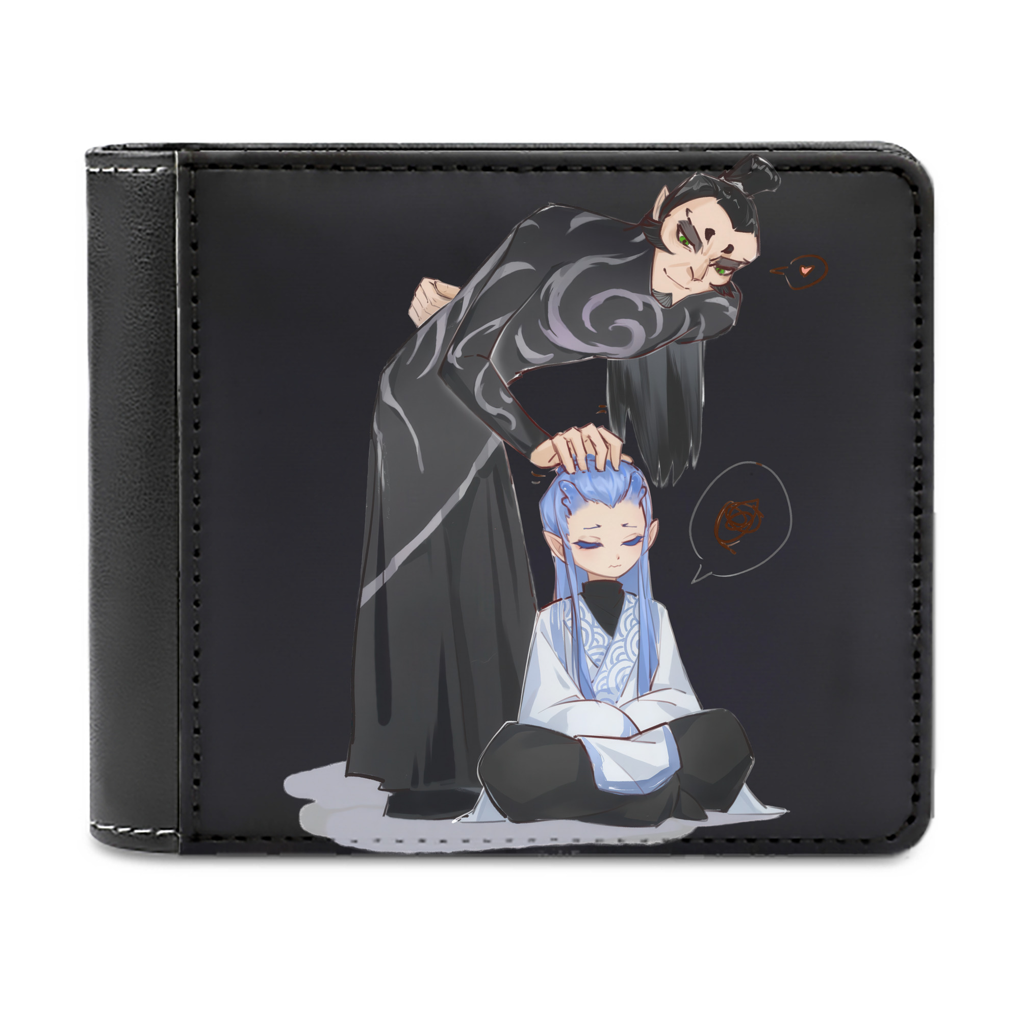 （画像用） Ne Zha 2 ナタ 魔童の大暴れ 二つ折り革財布