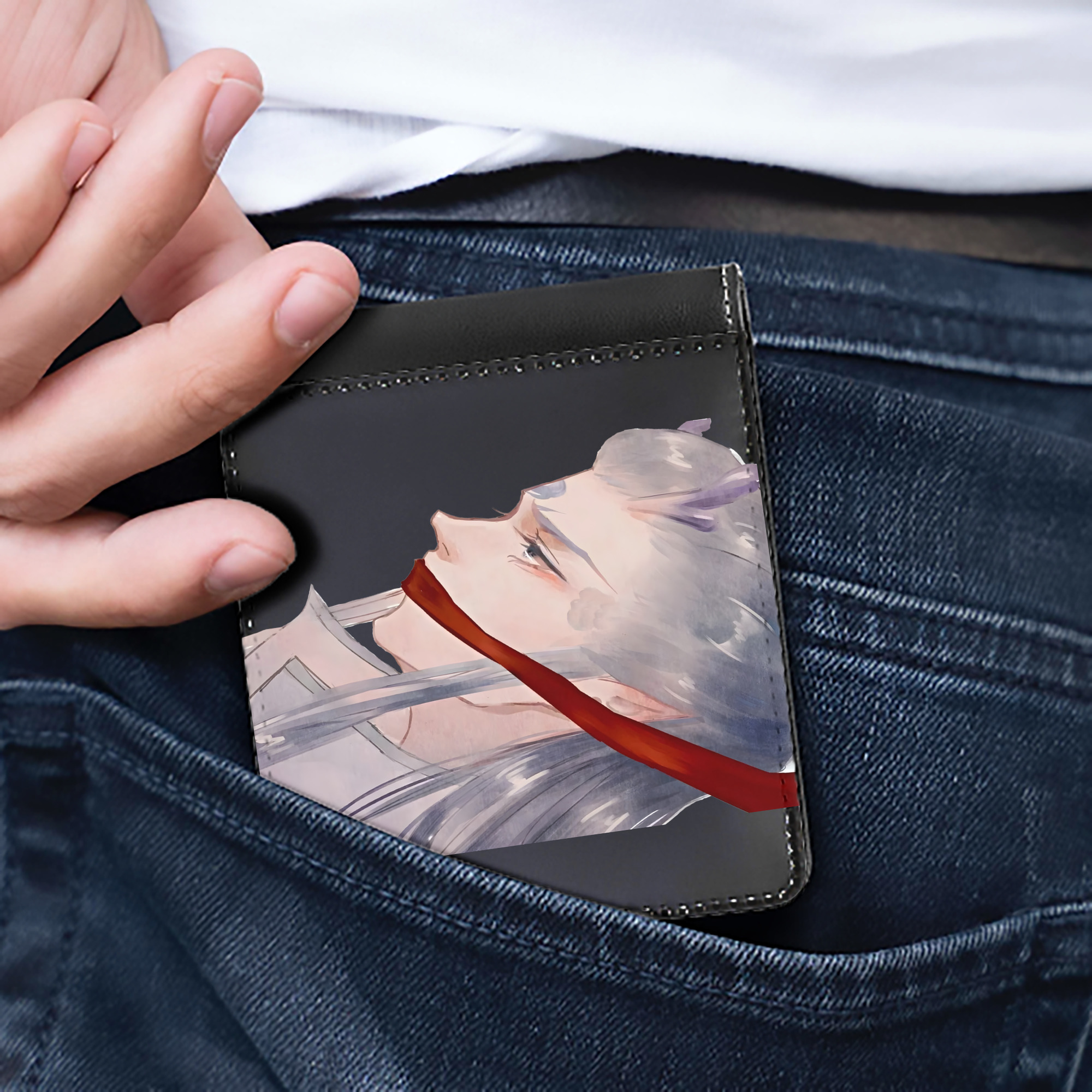 （画像用） Ne Zha 2 ナタ 魔童の大暴れ 二つ折り革財布