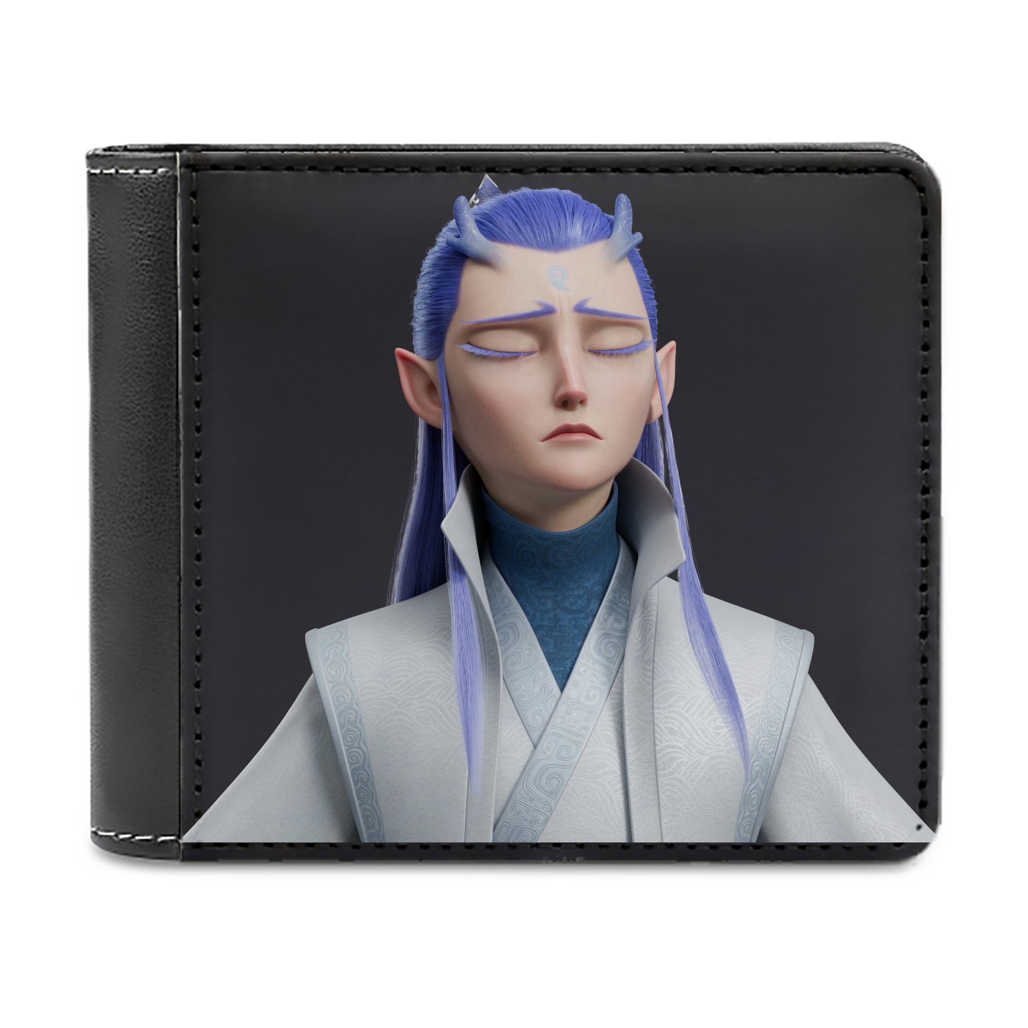 （画像用） Ne Zha 2 ナタ 魔童の大暴れ 二つ折り革財布