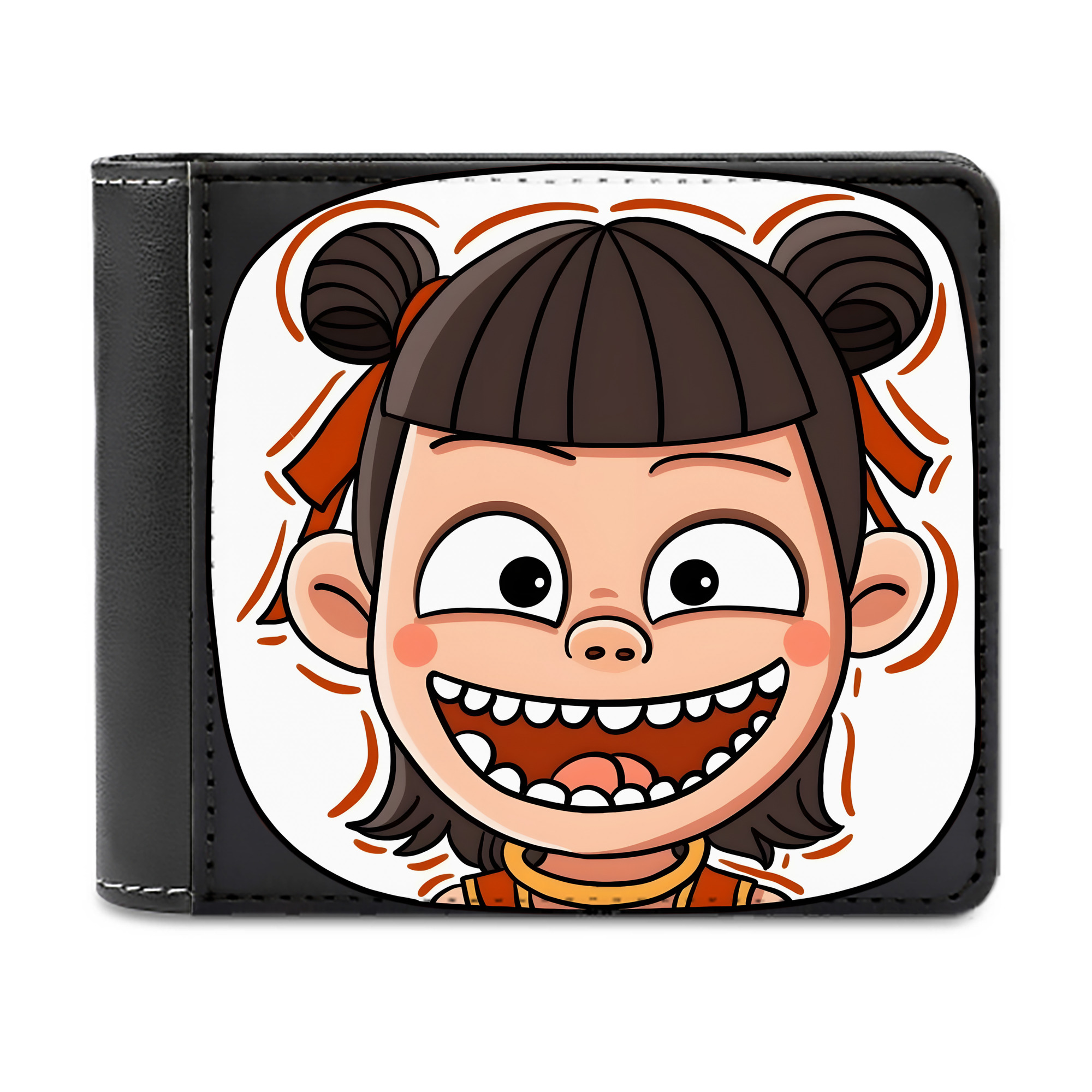 （画像用） Ne Zha 2 ナタ 魔童の大暴れ 二つ折り革財布