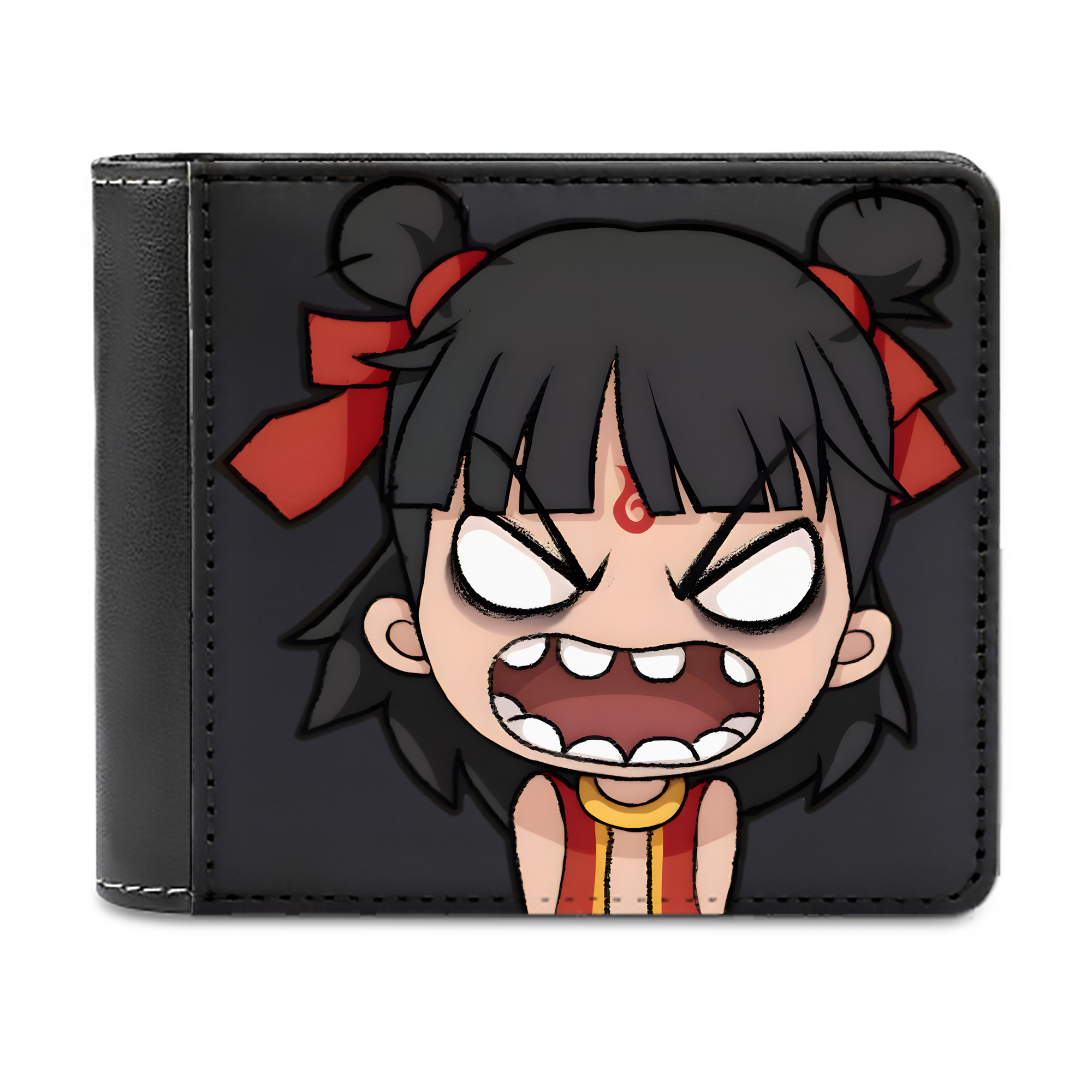 （画像用） Ne Zha 2 ナタ 魔童の大暴れ 二つ折り革財布