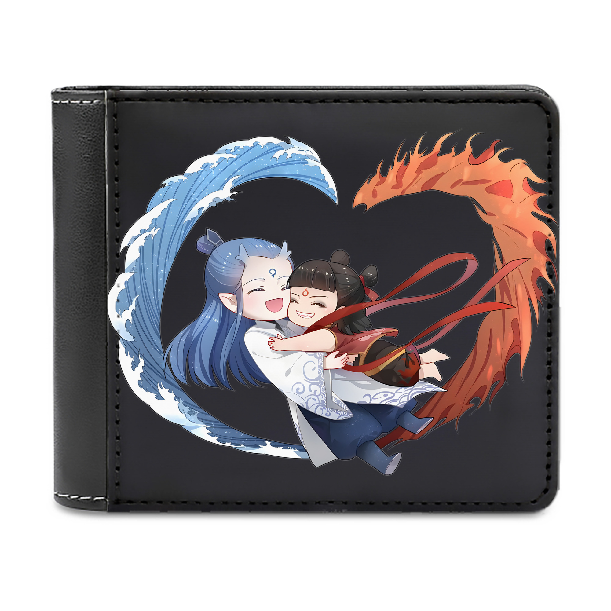 （画像用） Ne Zha 2 ナタ 魔童の大暴れ 二つ折り革財布