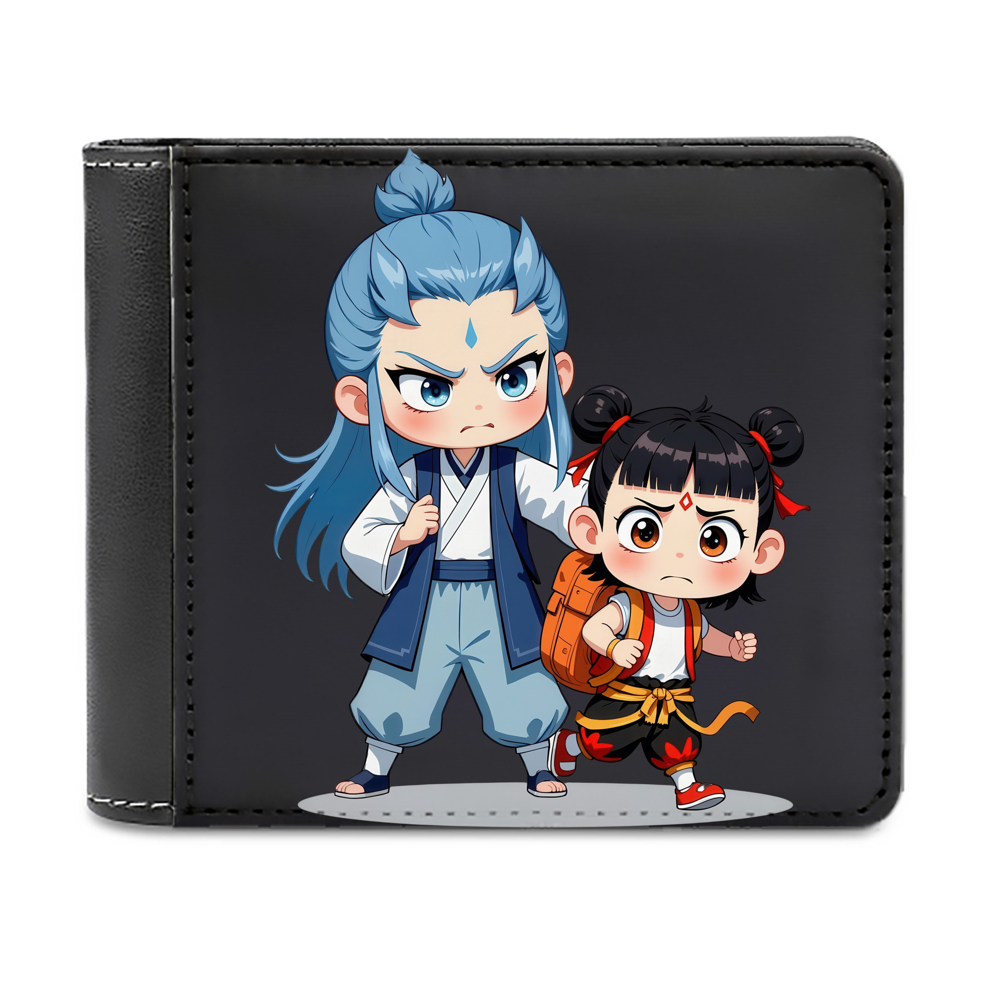 （画像用） Ne Zha 2 ナタ 魔童の大暴れ 二つ折り革財布