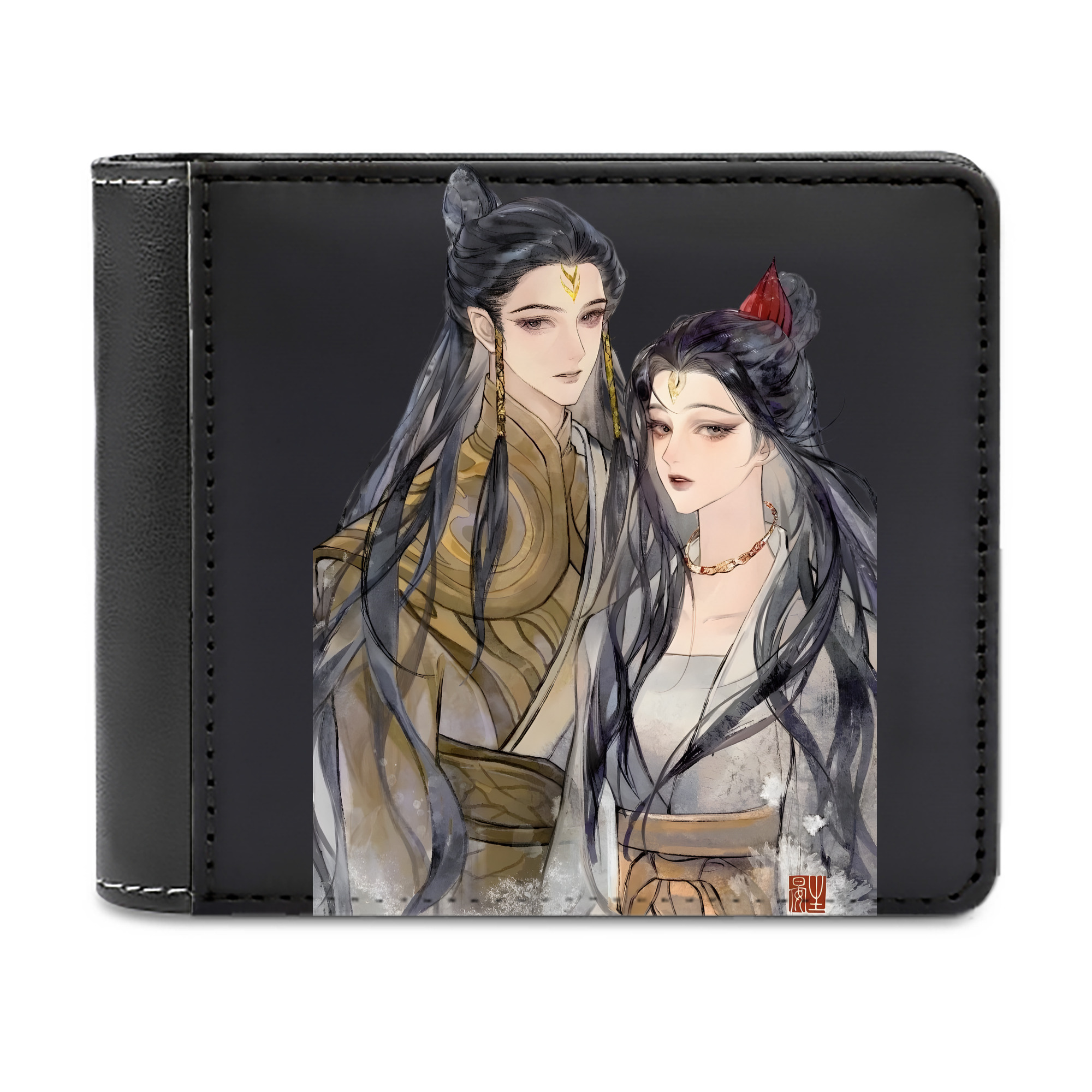 （画像用） Ne Zha 2 ナタ 魔童の大暴れ 二つ折り革財布