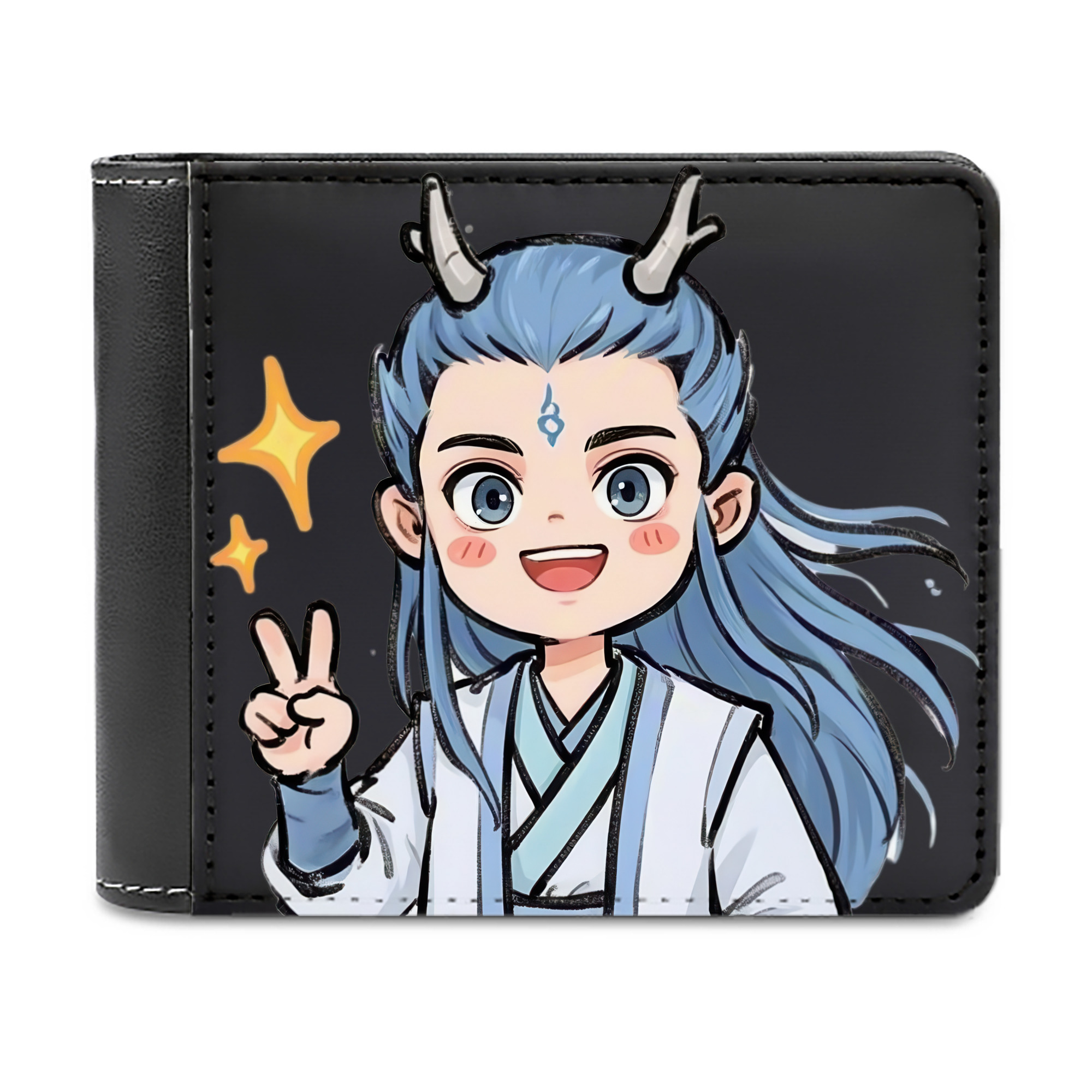（画像用） Ne Zha 2 ナタ 魔童の大暴れ 二つ折り革財布
