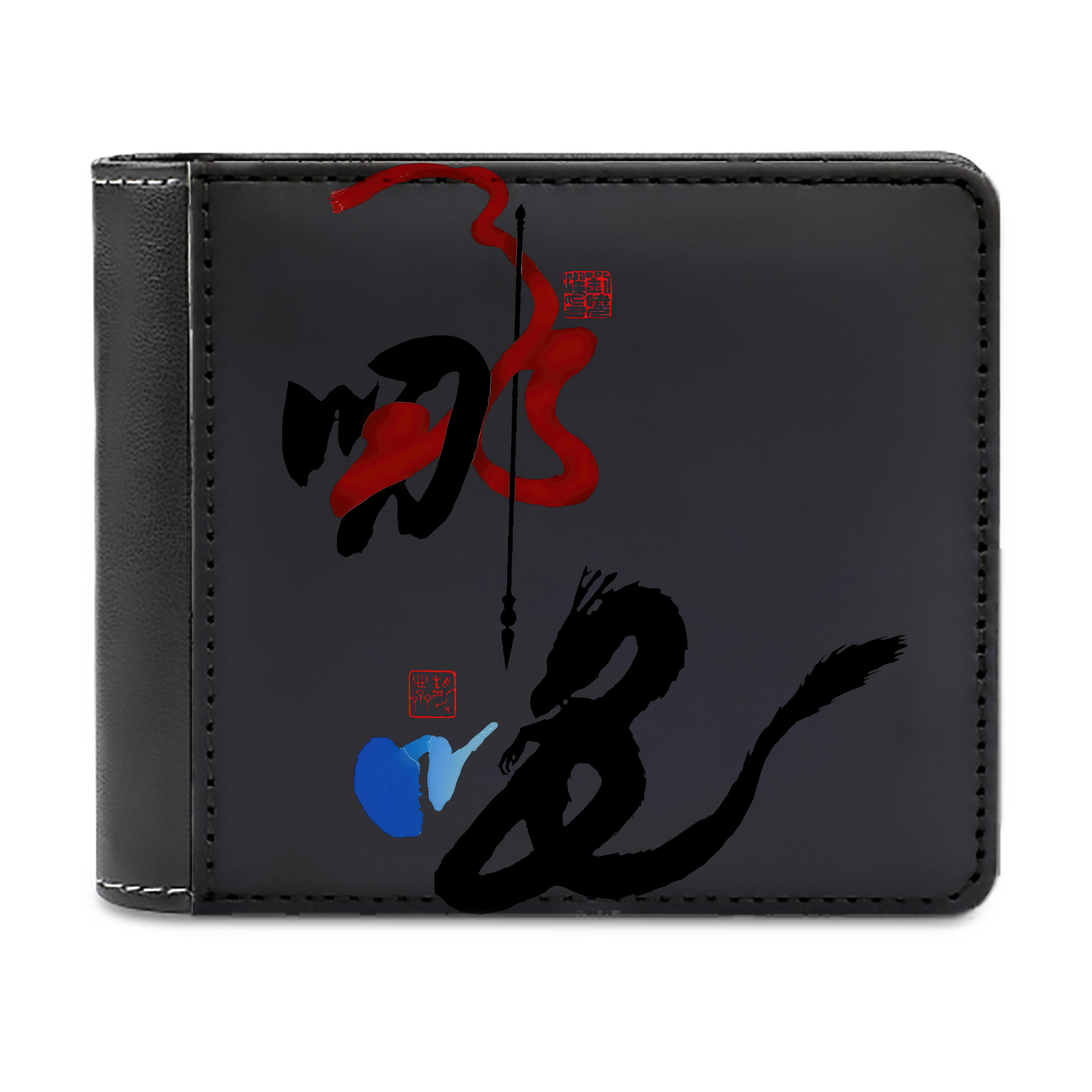 （画像用） Ne Zha 2 ナタ 魔童の大暴れ 二つ折り革財布