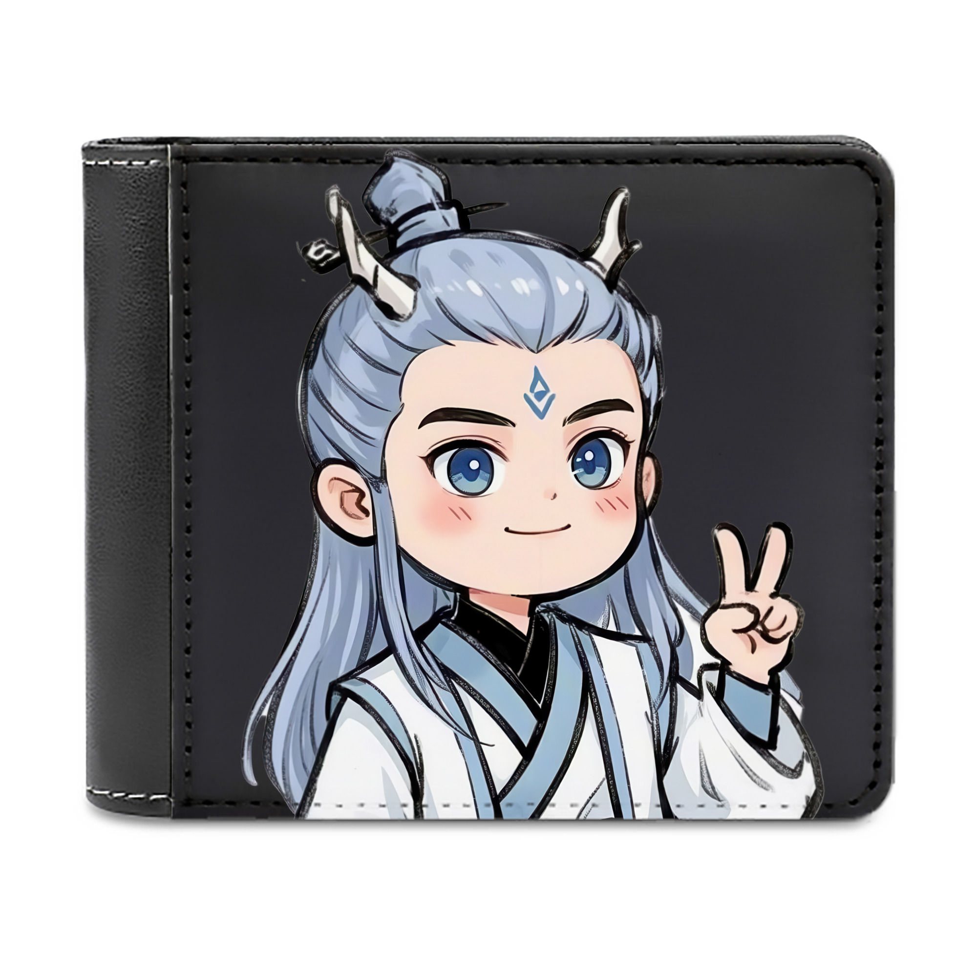 （画像用） Ne Zha 2 ナタ 魔童の大暴れ 二つ折り革財布