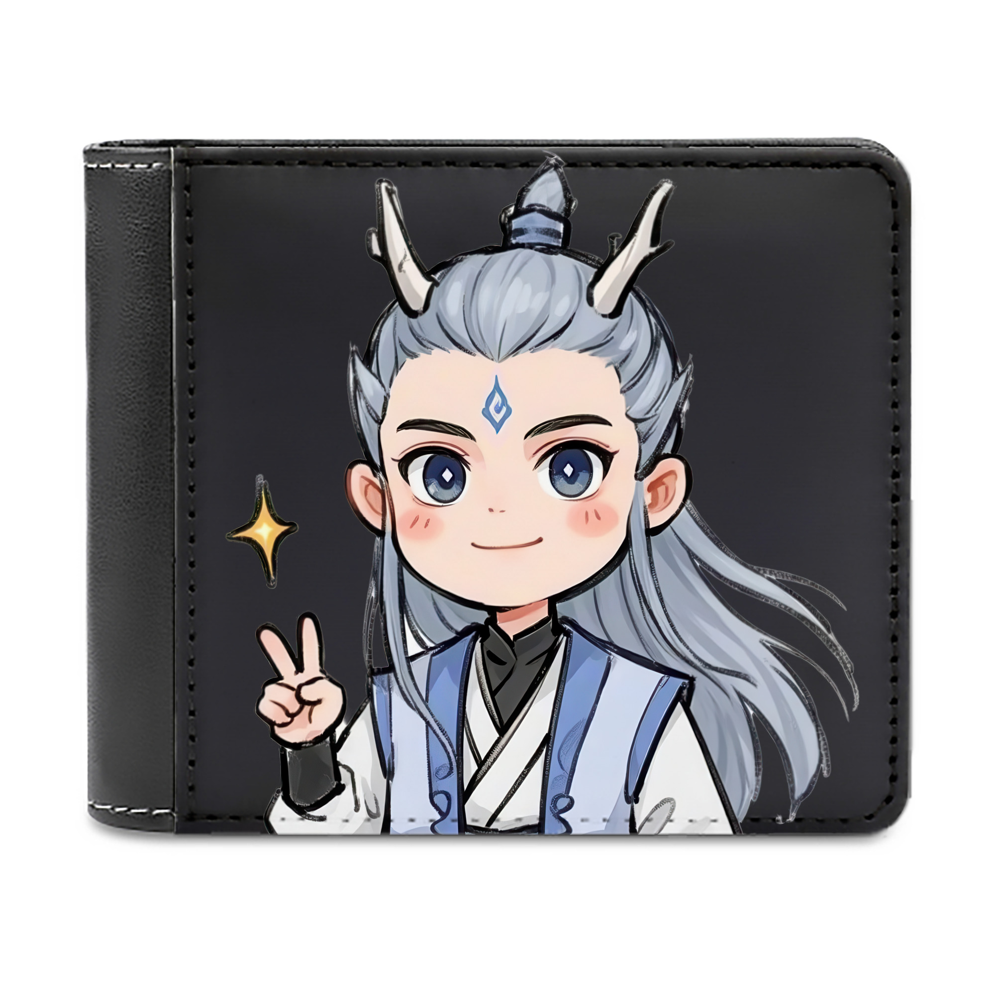 （画像用） Ne Zha 2 ナタ 魔童の大暴れ 二つ折り革財布