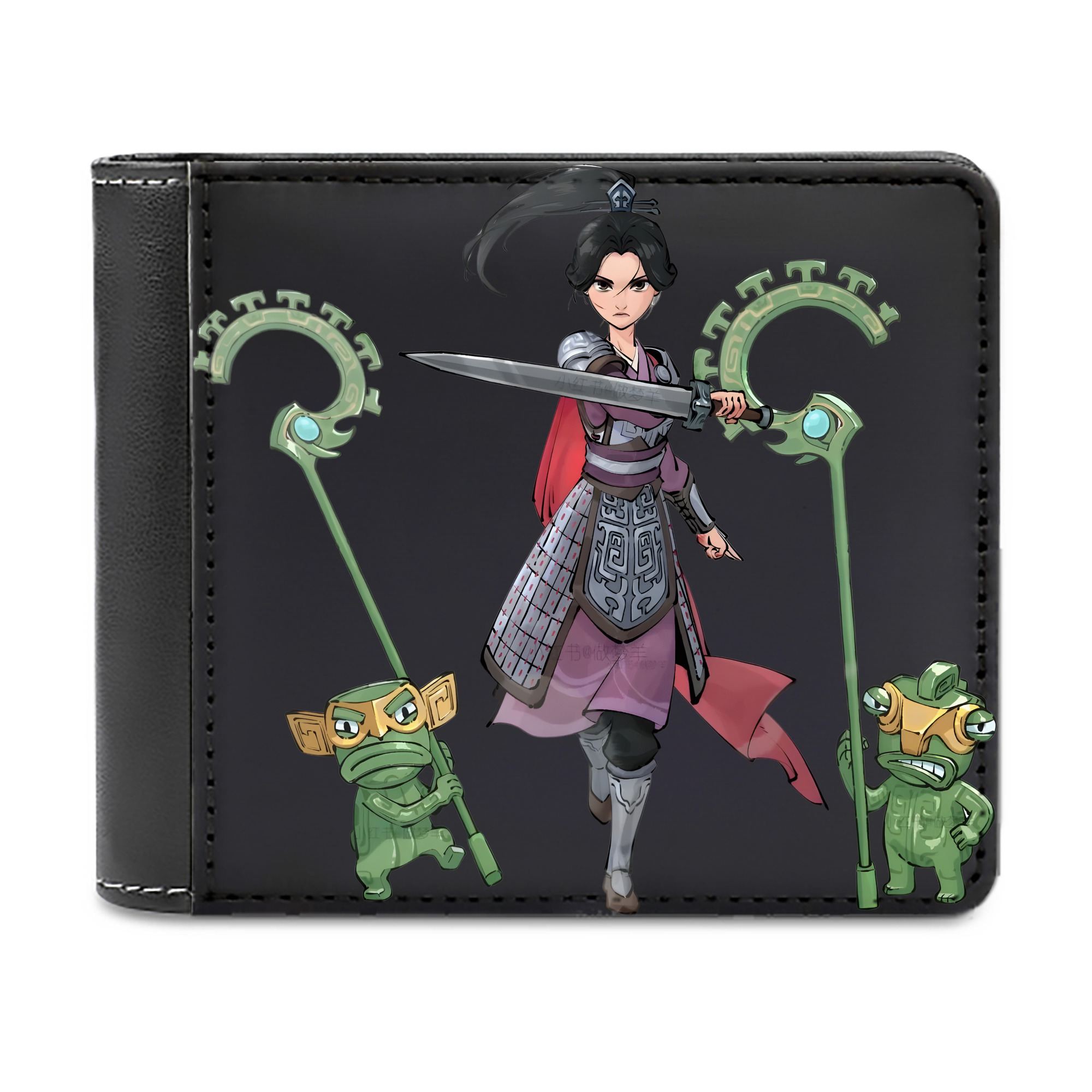（画像用） Ne Zha 2 ナタ 魔童の大暴れ 二つ折り革財布