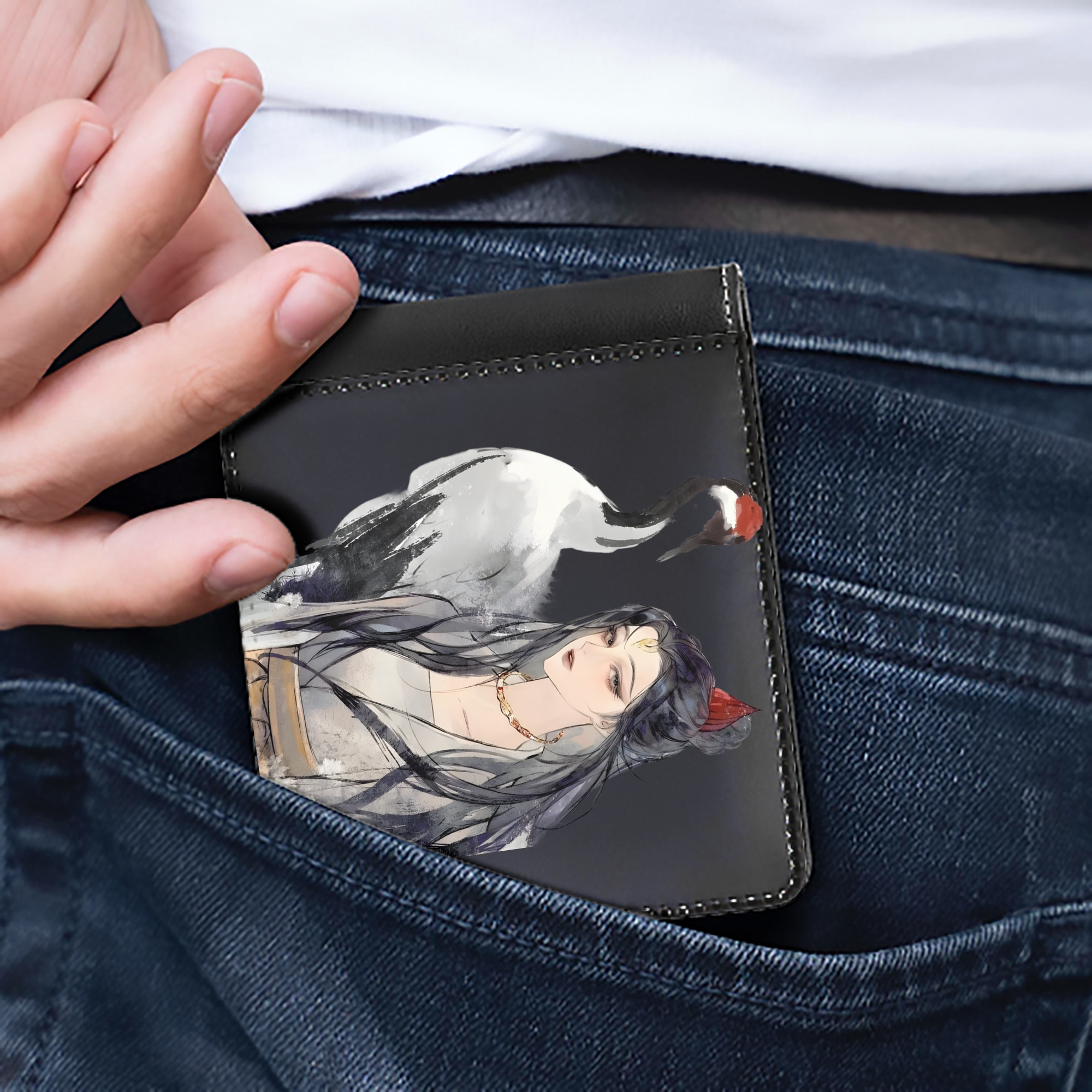 （画像用） Ne Zha 2 ナタ 魔童の大暴れ 二つ折り革財布