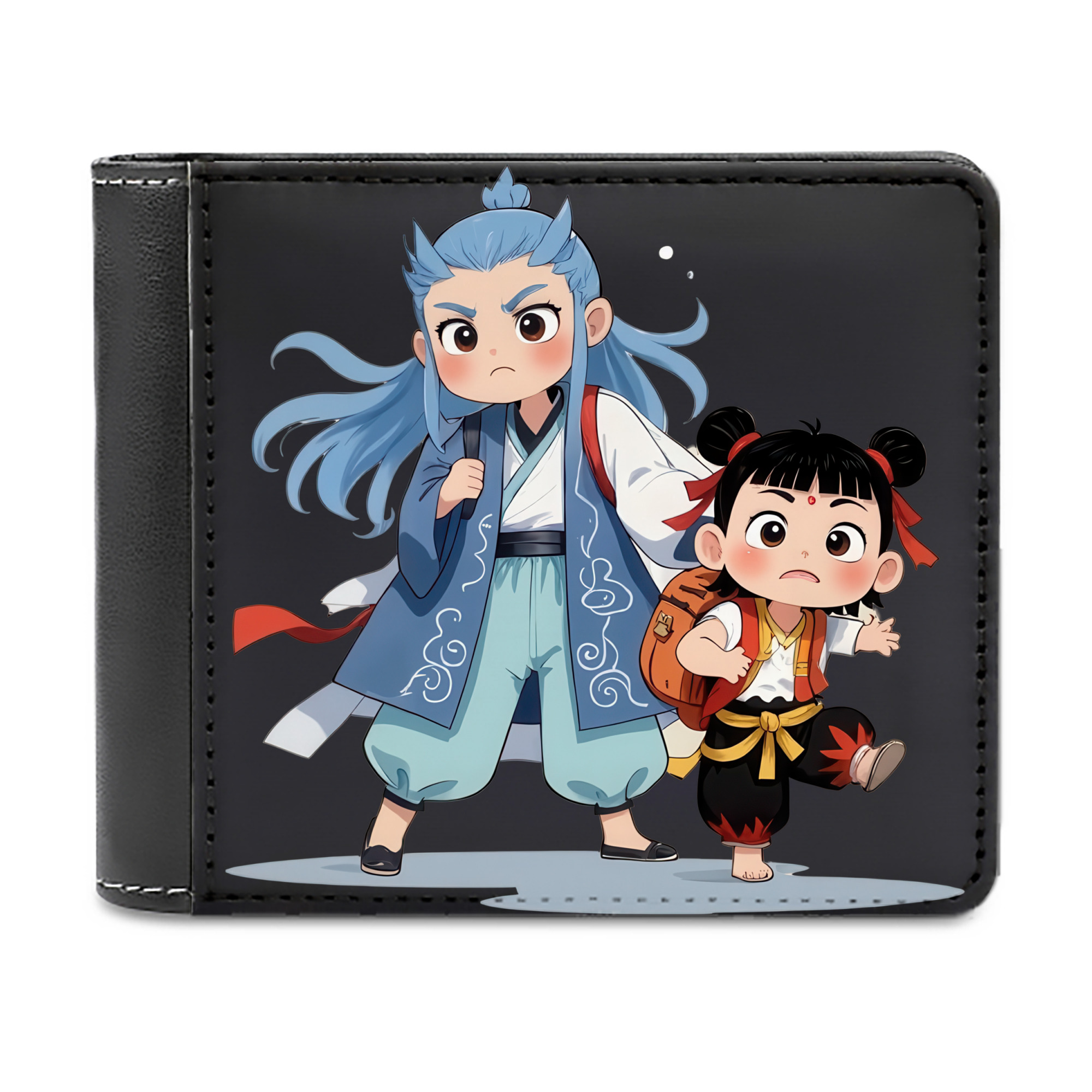 （画像用） Ne Zha 2 ナタ 魔童の大暴れ 二つ折り革財布