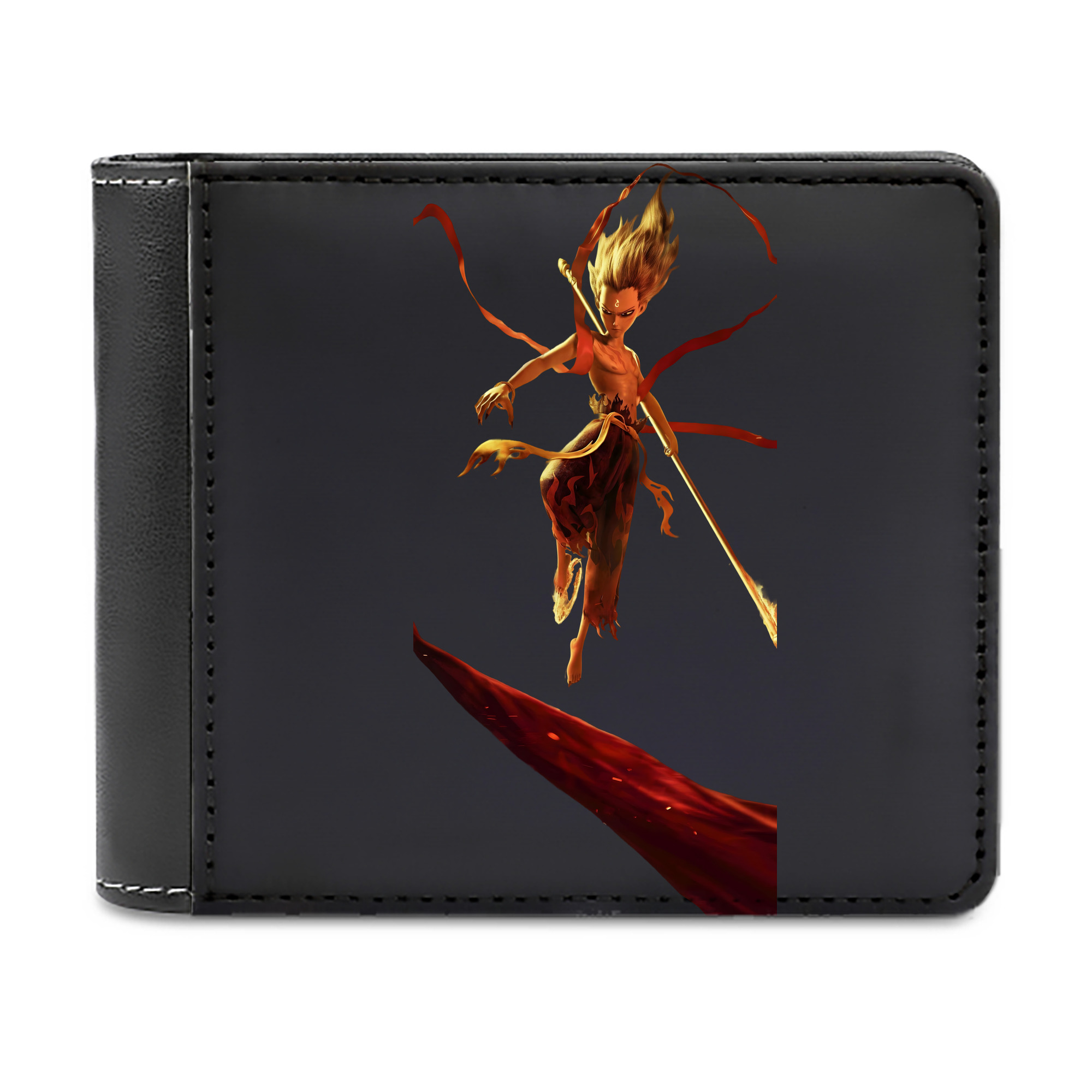 （画像用） Ne Zha 2 ナタ 魔童の大暴れ 二つ折り革財布