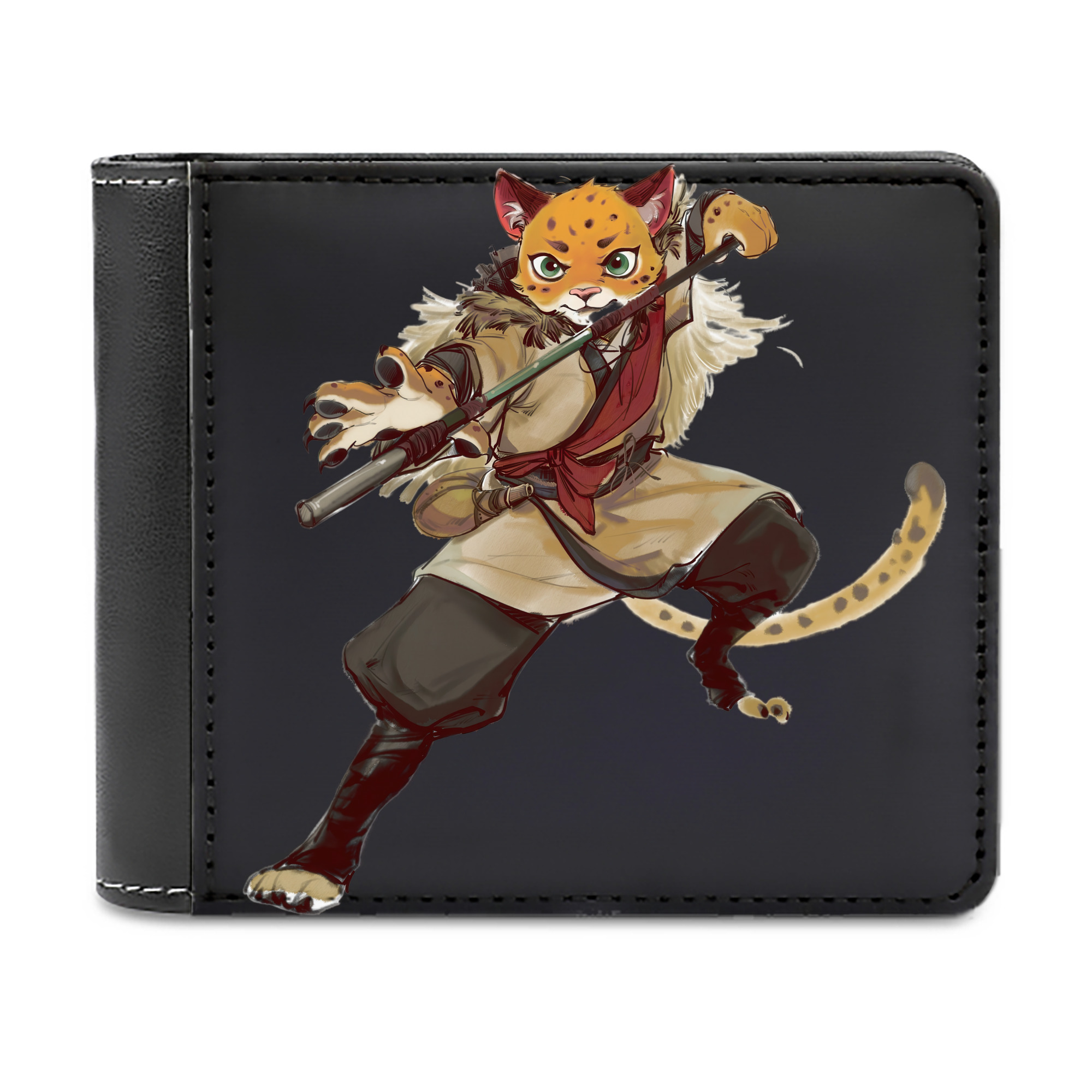 （画像用） Ne Zha 2 ナタ 魔童の大暴れ 二つ折り革財布
