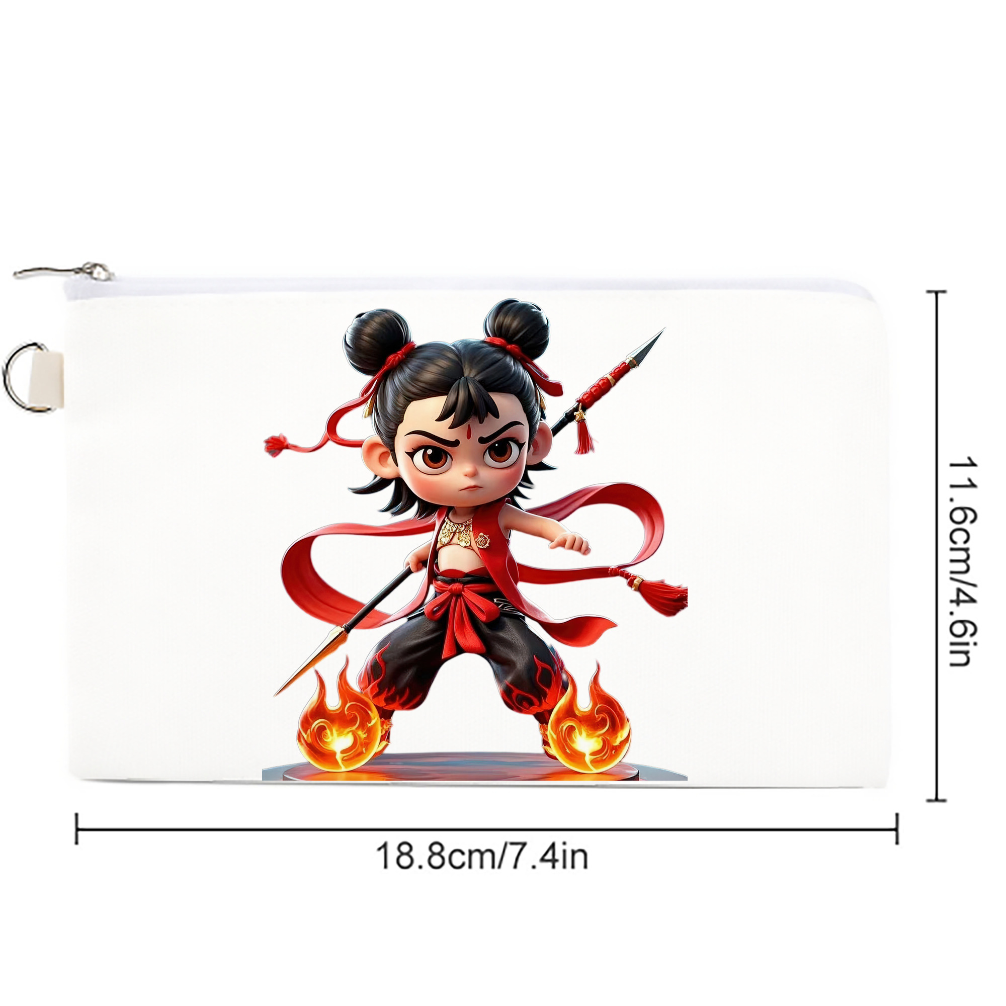 Ne Zha 2 ナタ 魔童の大暴れ キャンバス生地ポーチ　小物入れ
