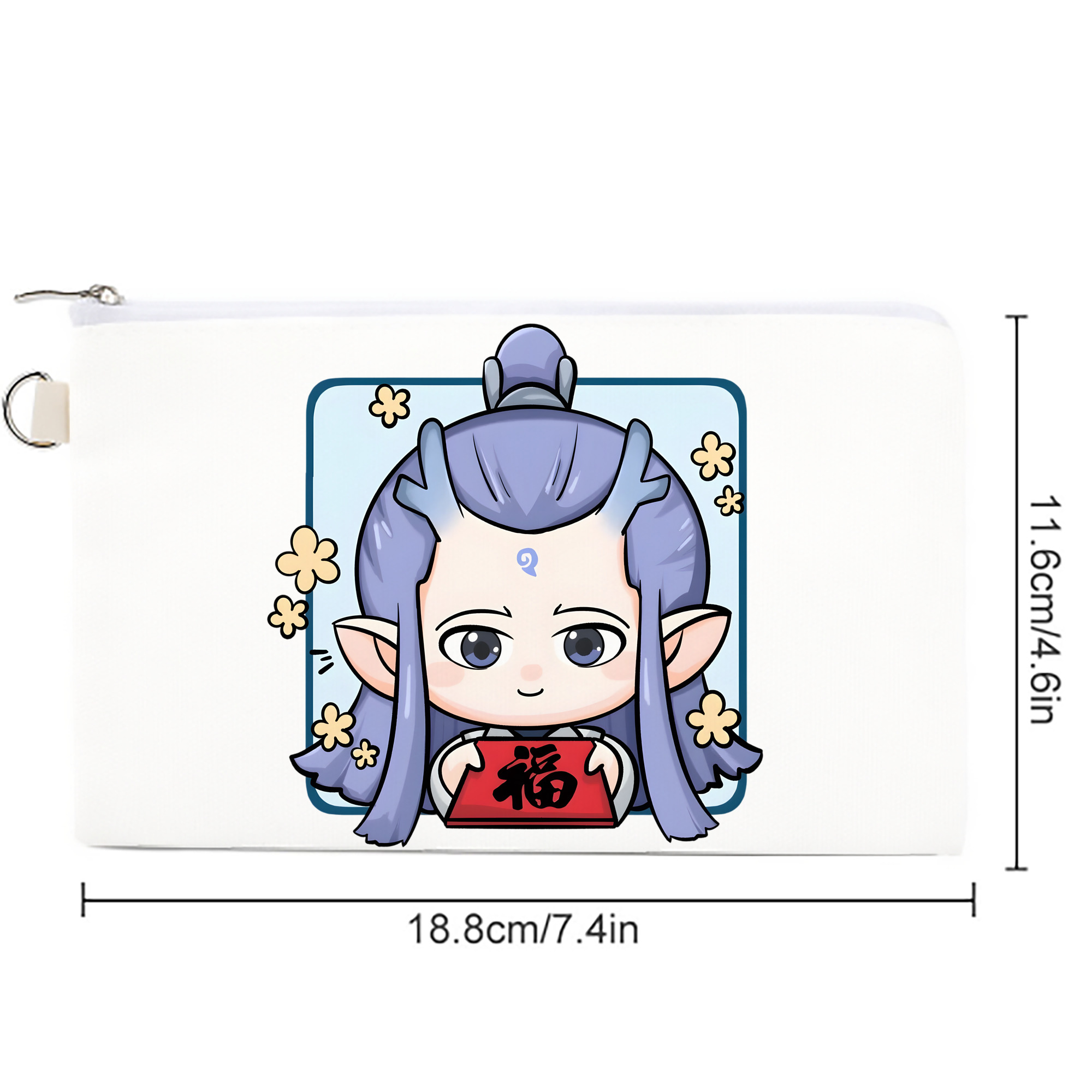 Ne Zha 2 ナタ 魔童の大暴れ キャンバス生地ポーチ　小物入れ