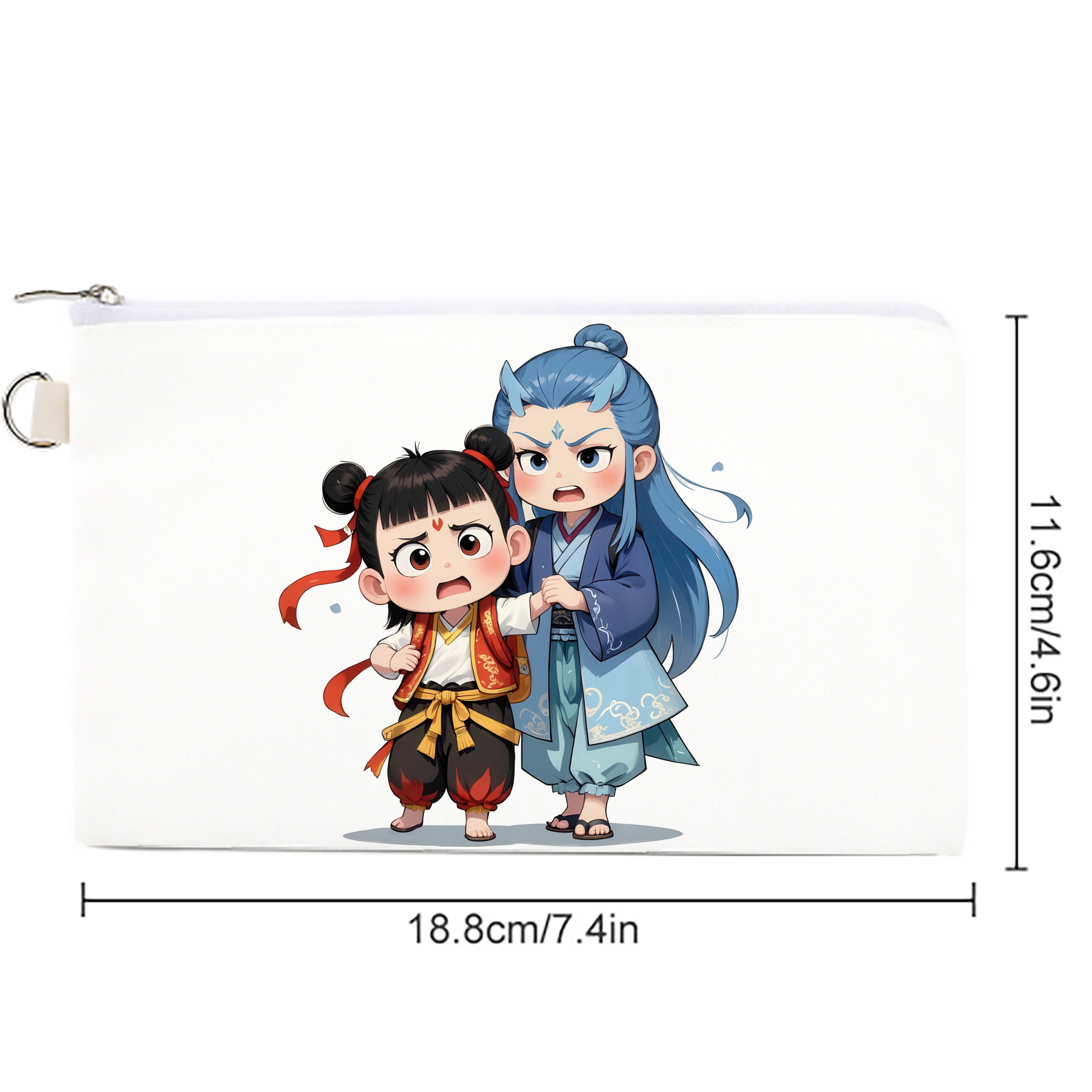 Ne Zha 2 ナタ 魔童の大暴れ キャンバス生地ポーチ　小物入れ