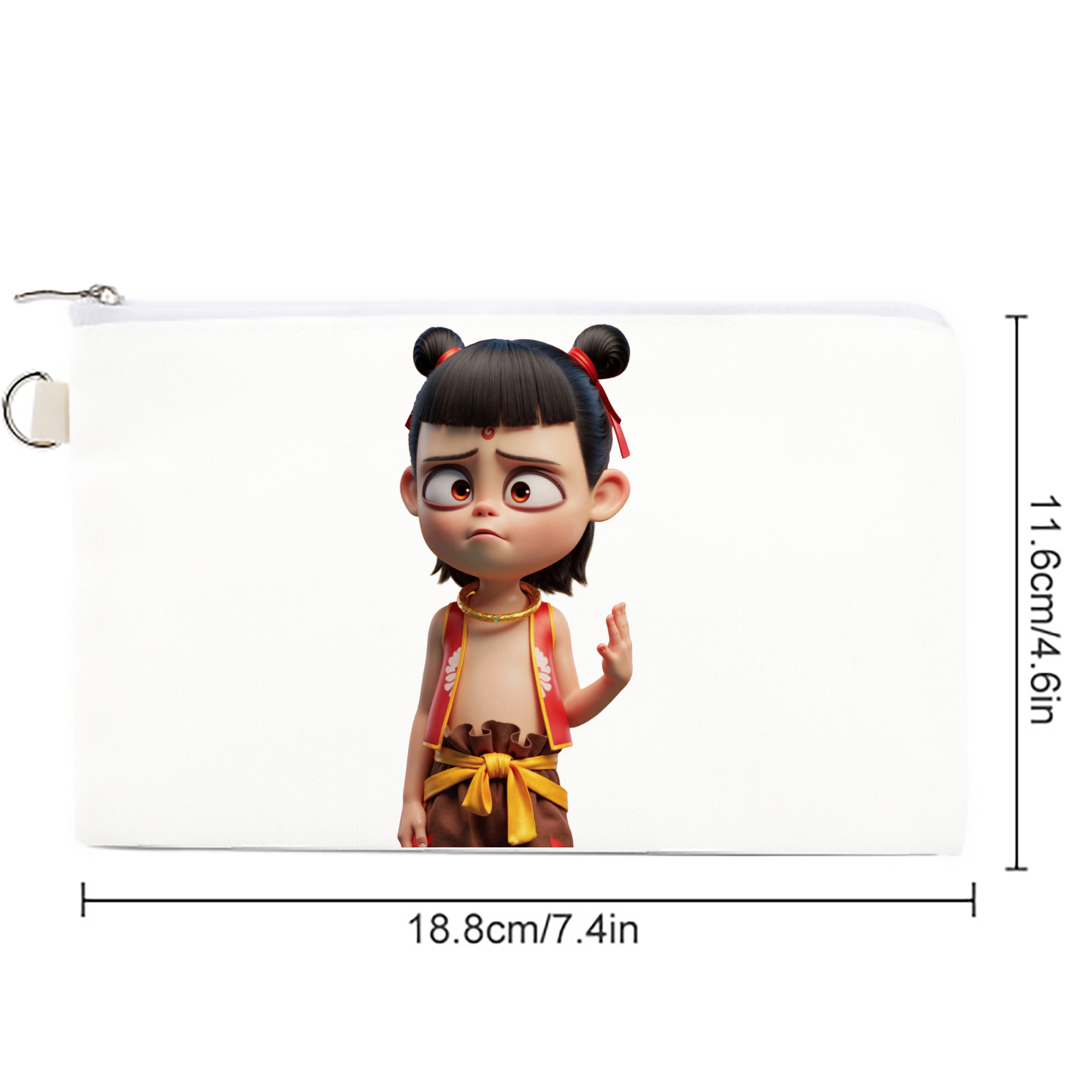 Ne Zha 2 ナタ 魔童の大暴れ キャンバス生地ポーチ　小物入れ
