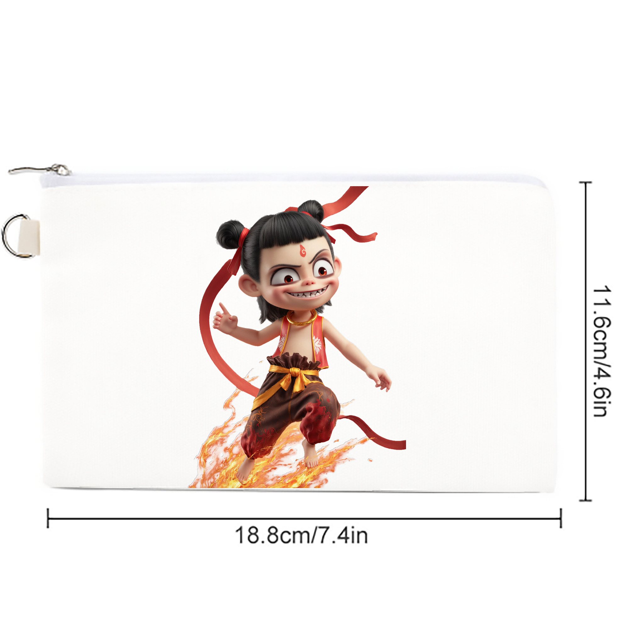 Ne Zha 2 ナタ 魔童の大暴れ キャンバス生地ポーチ　小物入れ