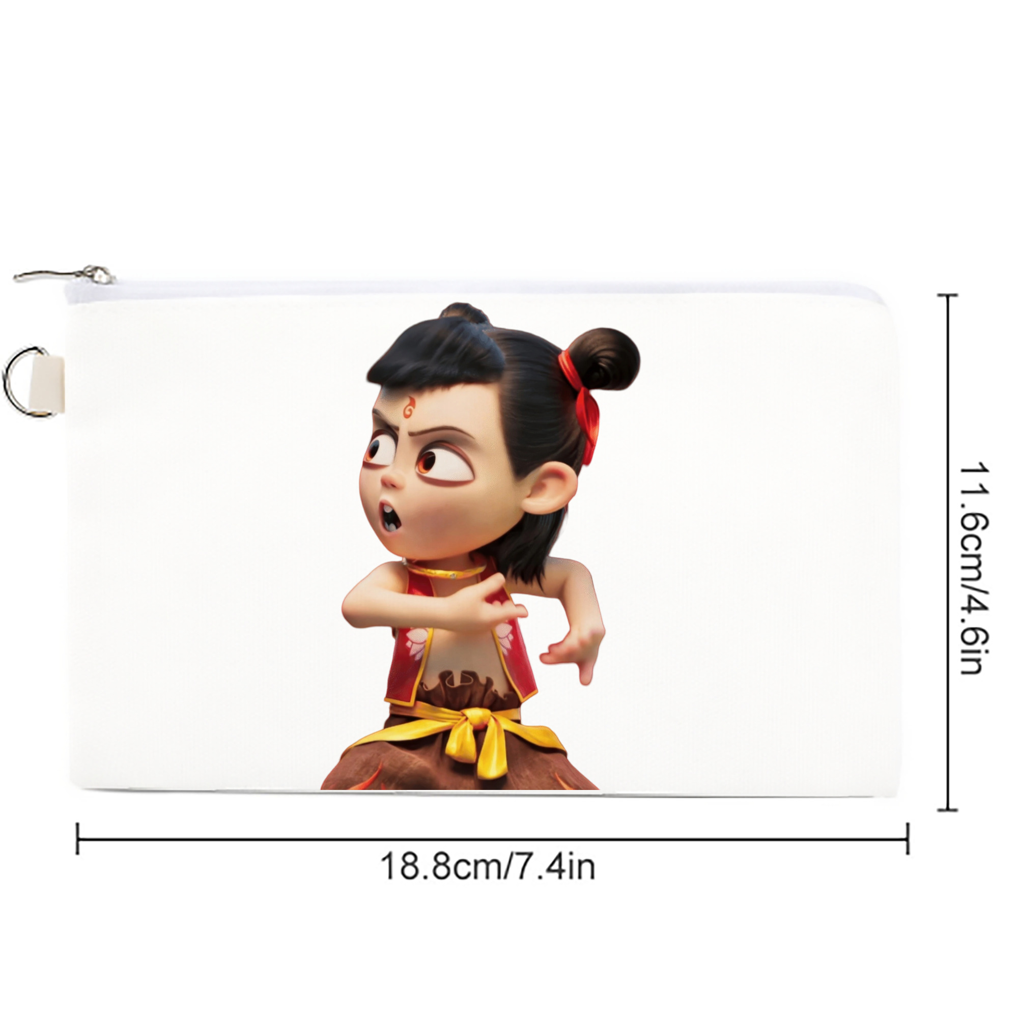 Ne Zha 2 ナタ 魔童の大暴れ キャンバス生地ポーチ　小物入れ