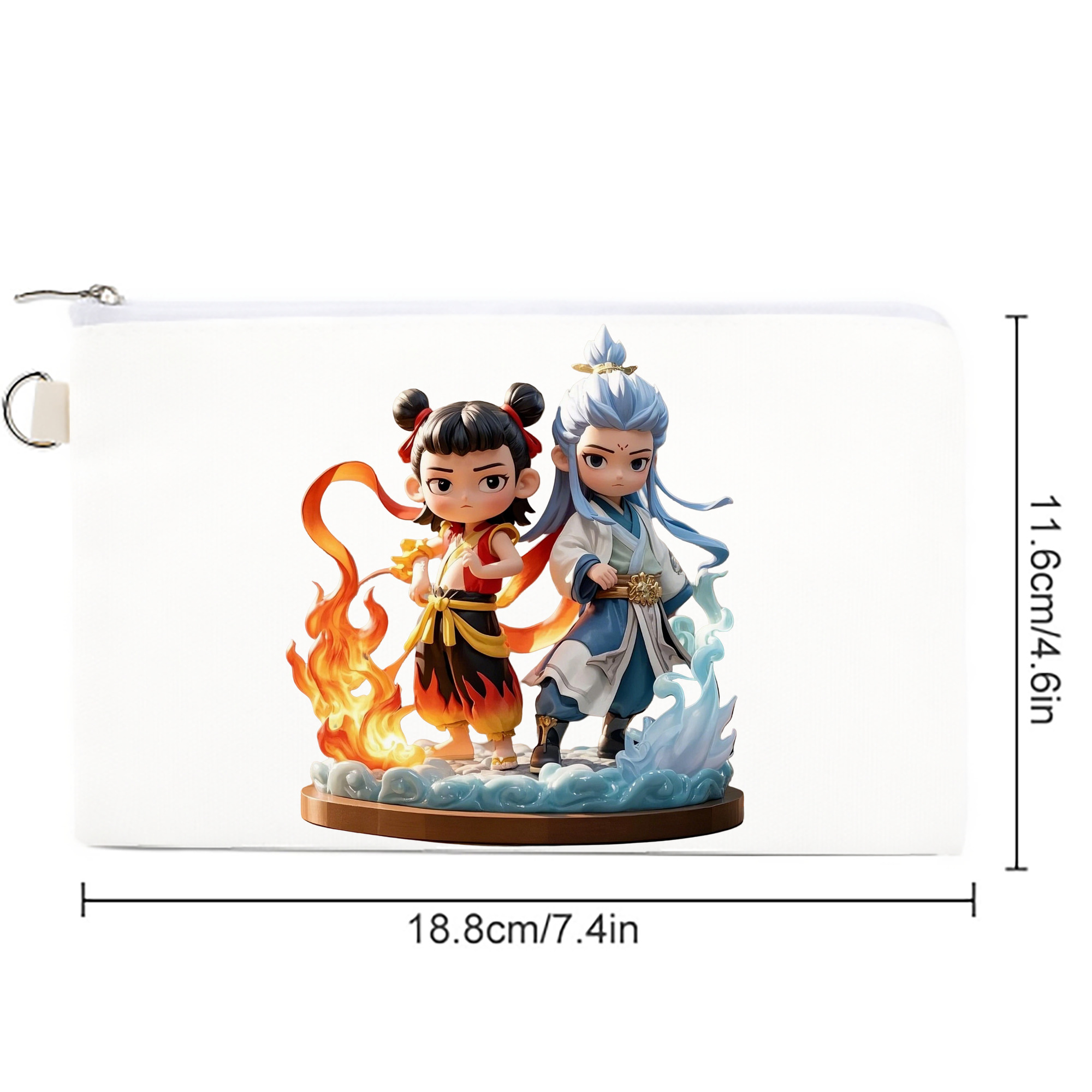 Ne Zha 2 ナタ 魔童の大暴れ キャンバス生地ポーチ　小物入れ