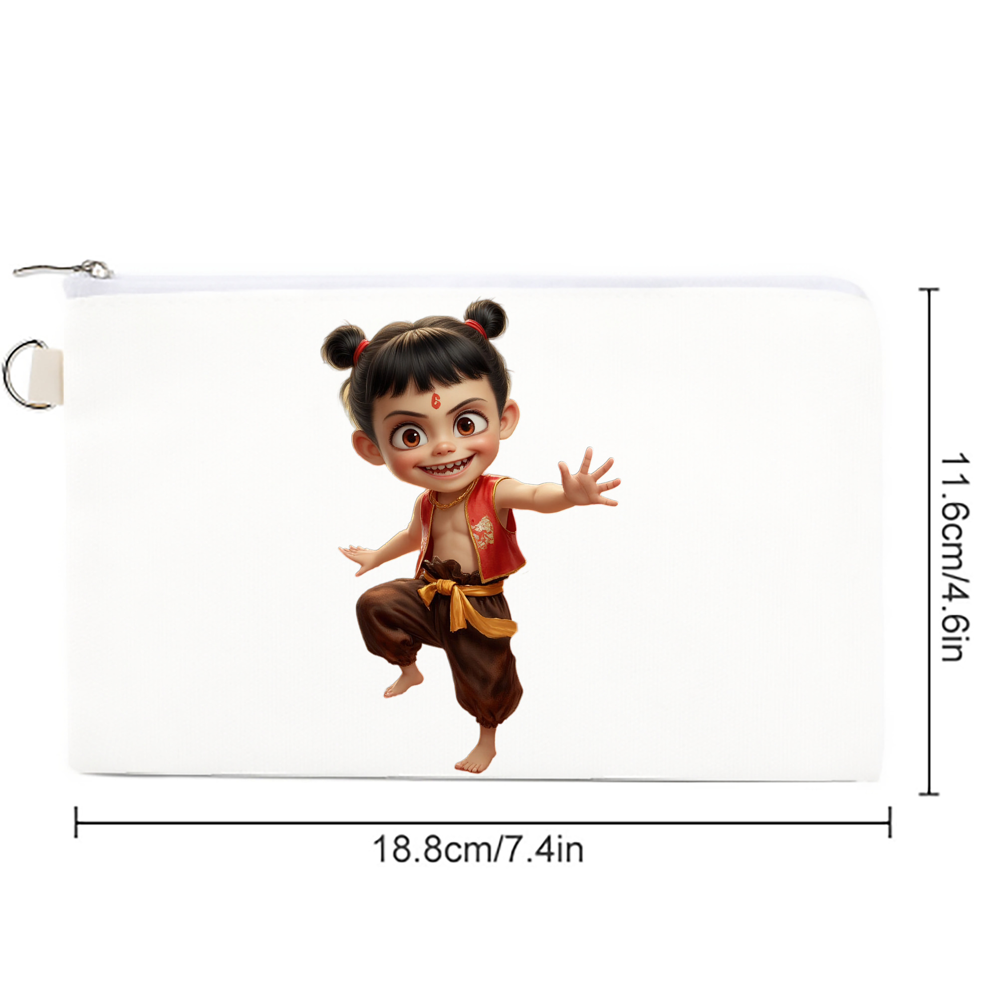 Ne Zha 2 ナタ 魔童の大暴れ キャンバス生地ポーチ　小物入れ