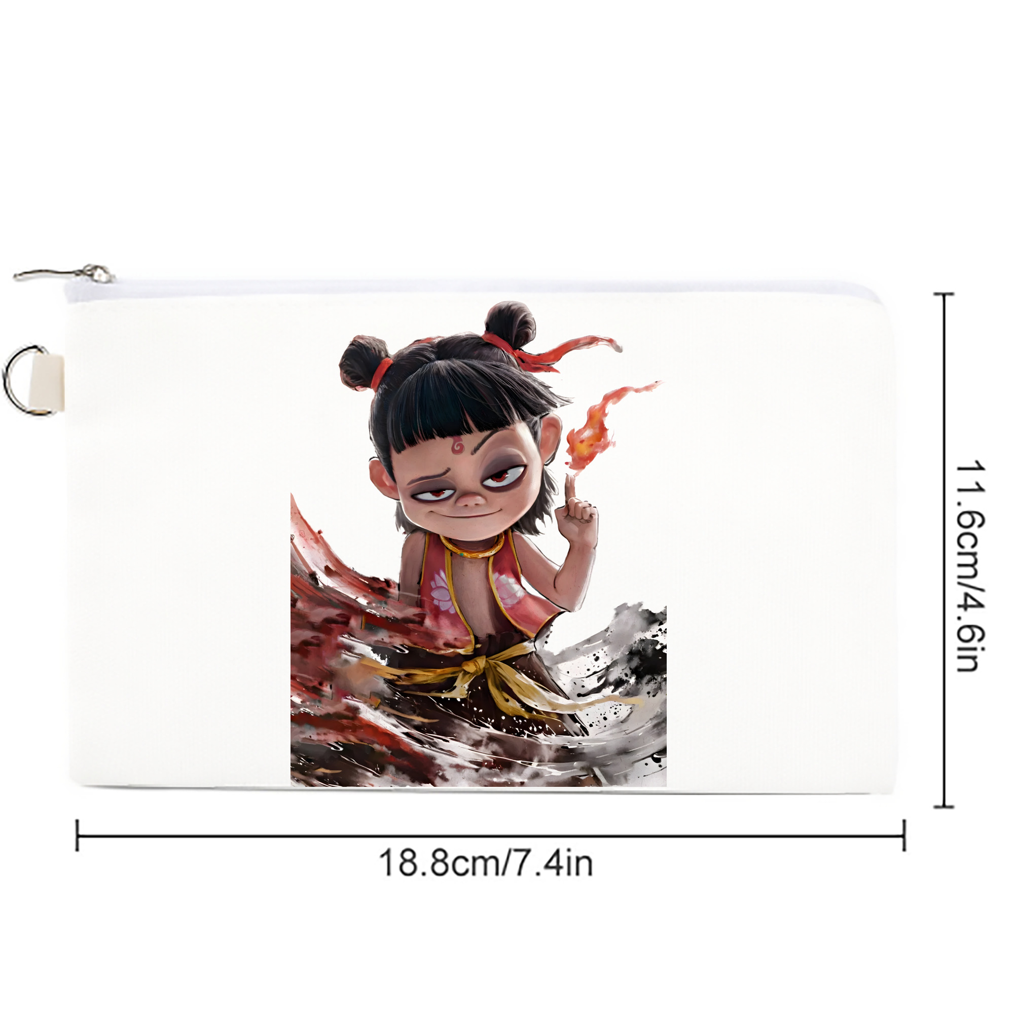 Ne Zha 2 ナタ 魔童の大暴れ キャンバス生地ポーチ　小物入れ